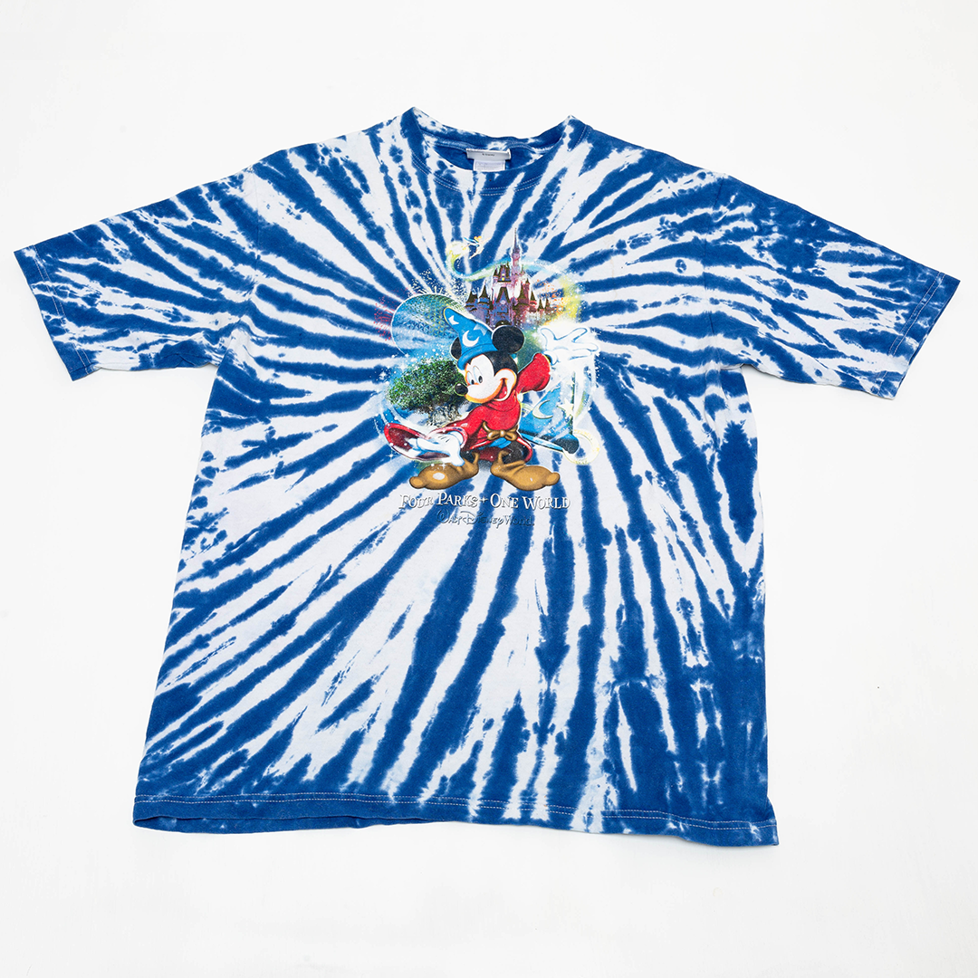 Disney World Tie-Dye T-Shirt Size L