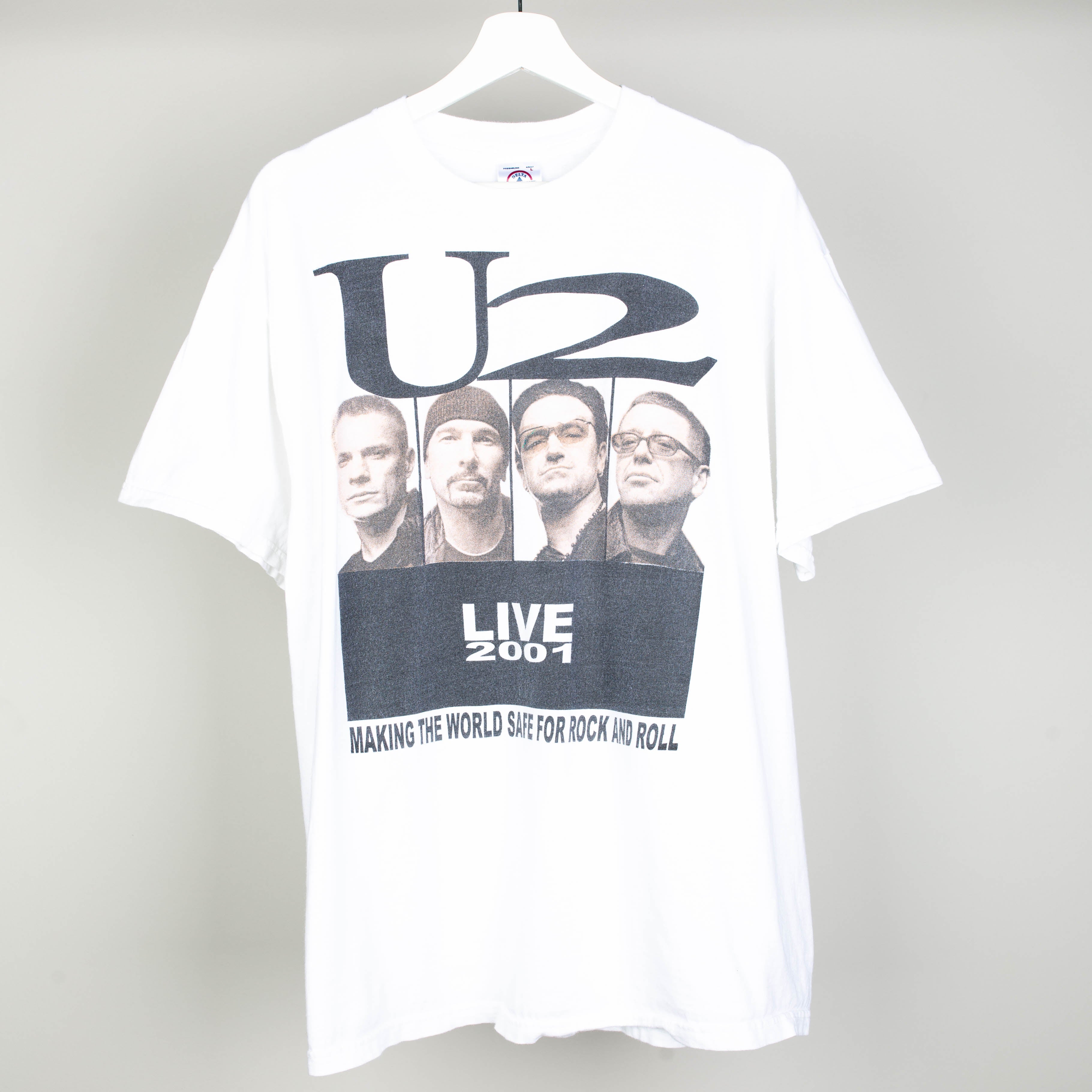 2001 U2 Live Elevation Tour T-Shirt Size L