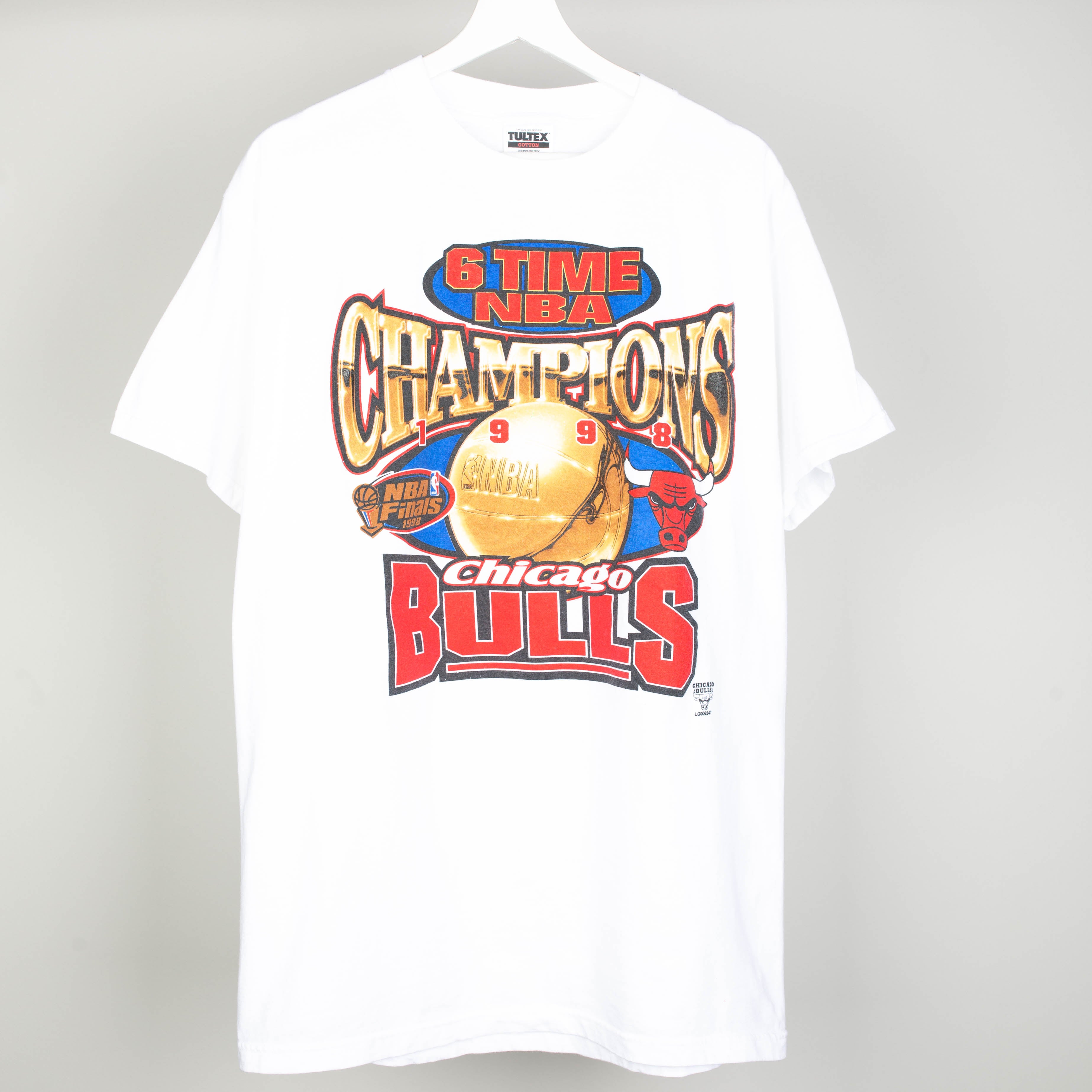 1997 Chicago Bulls Rings T-Shirt Size XL – Threaded Grails