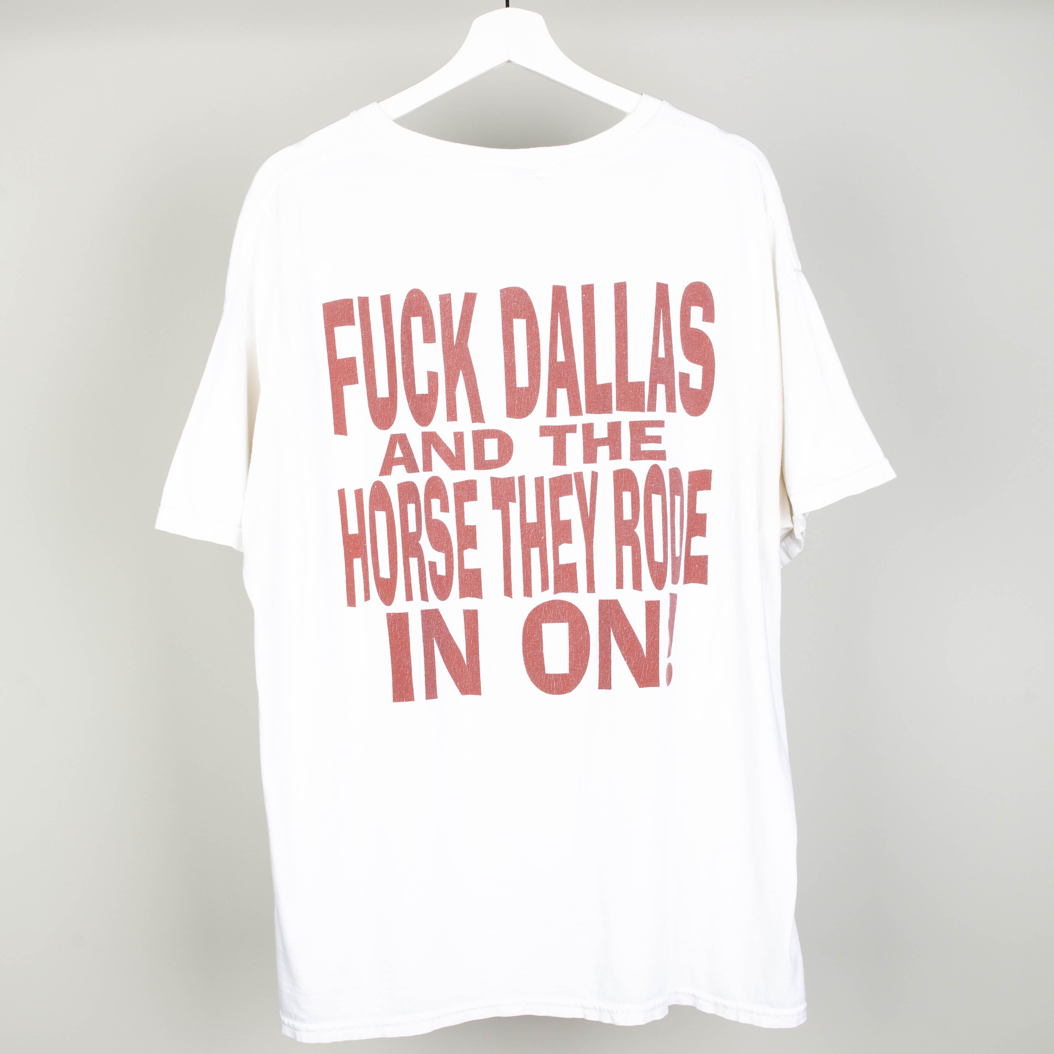 90's Fuck Dallas Cowboys T-Shirt Size XL