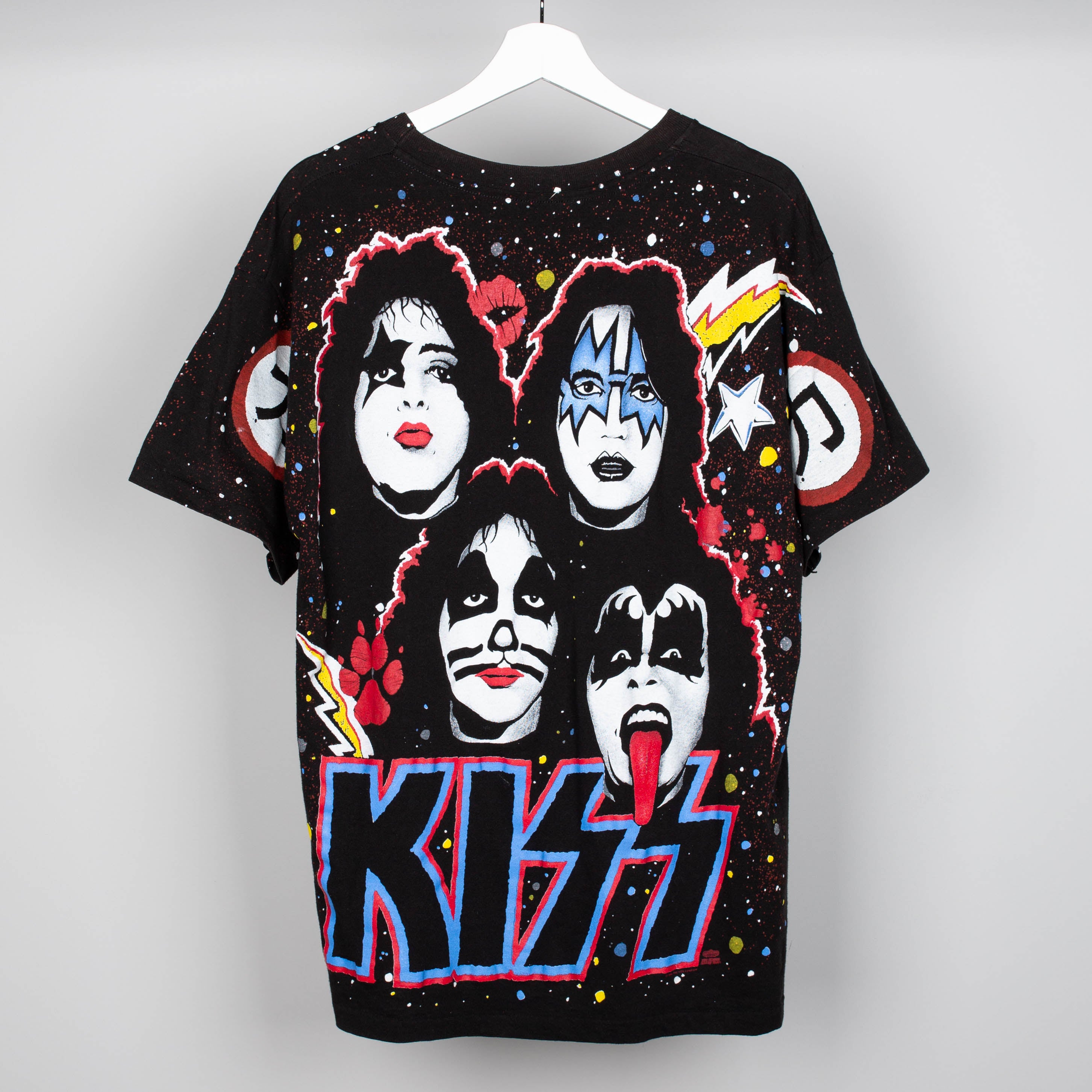 1992 Kiss Japan All Over Print T-Shirt Size L
