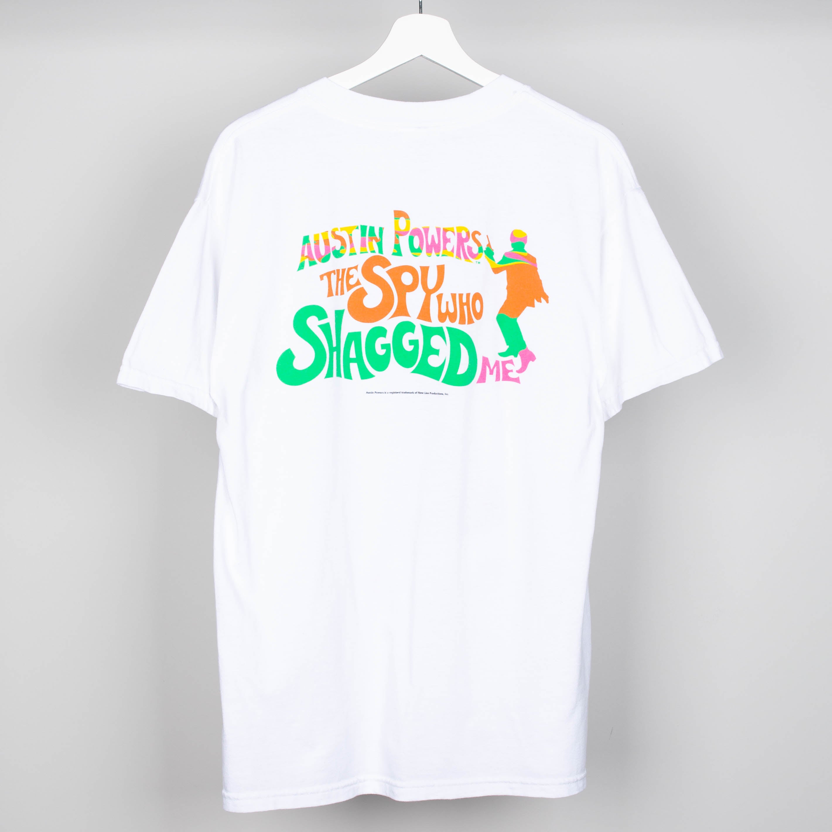 90's a Virgin Shanglantic Austin Powers Movie Promo T-Shirt Size M
