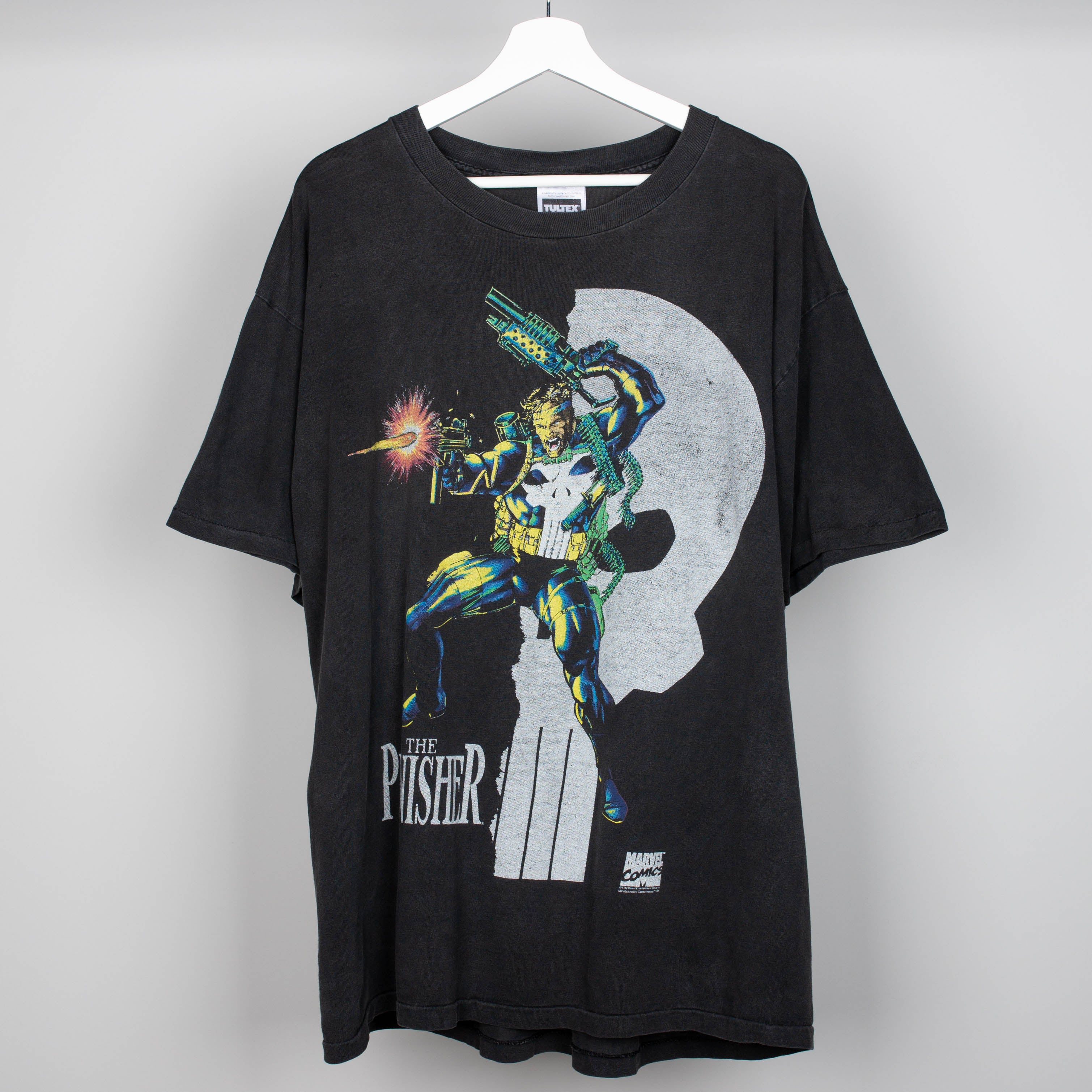 Threaded Marvel Comics Size The Grails punisher XL T-Shirt – 1994