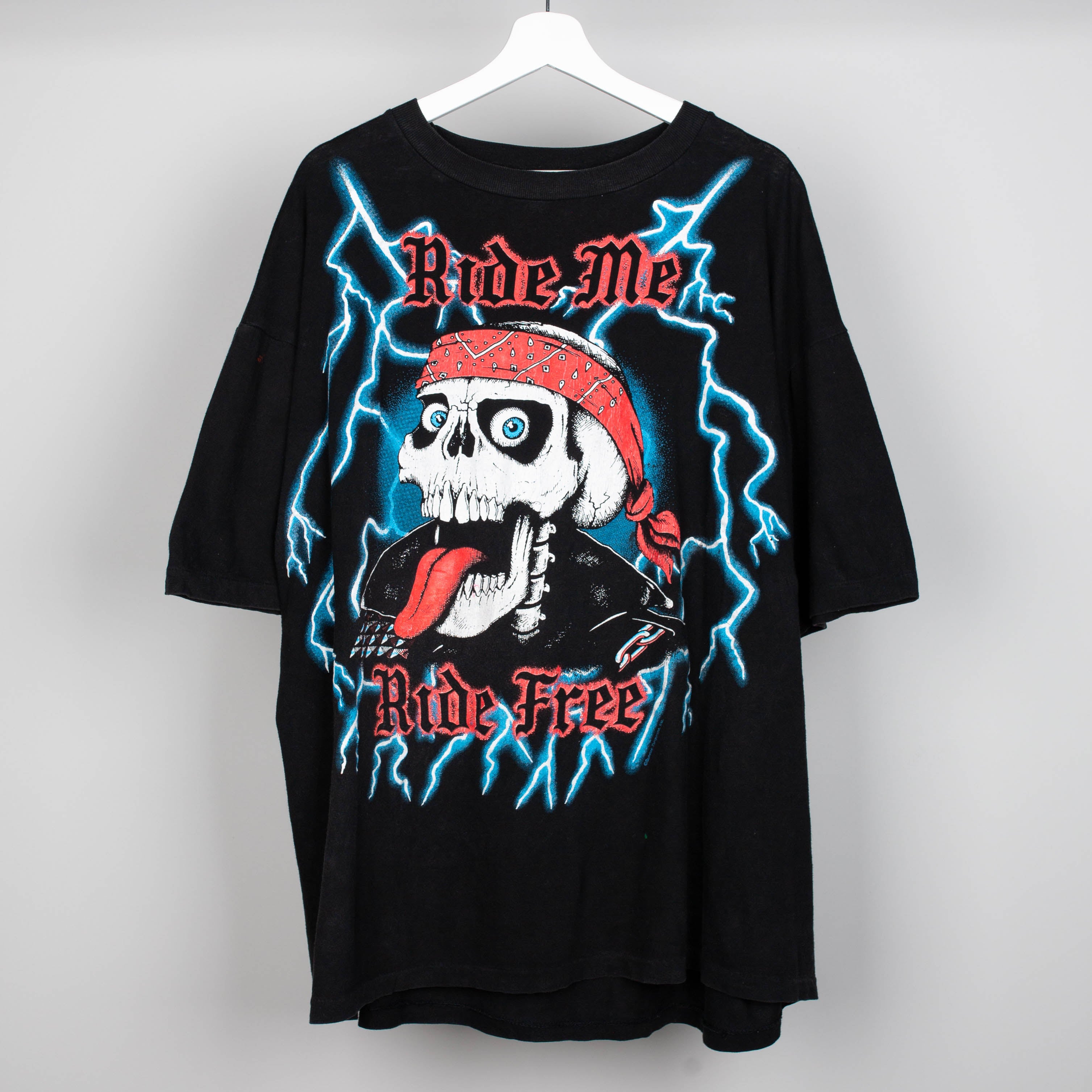 90's Ride Me, Ride Free American Thunder T-Shirt Size XXL