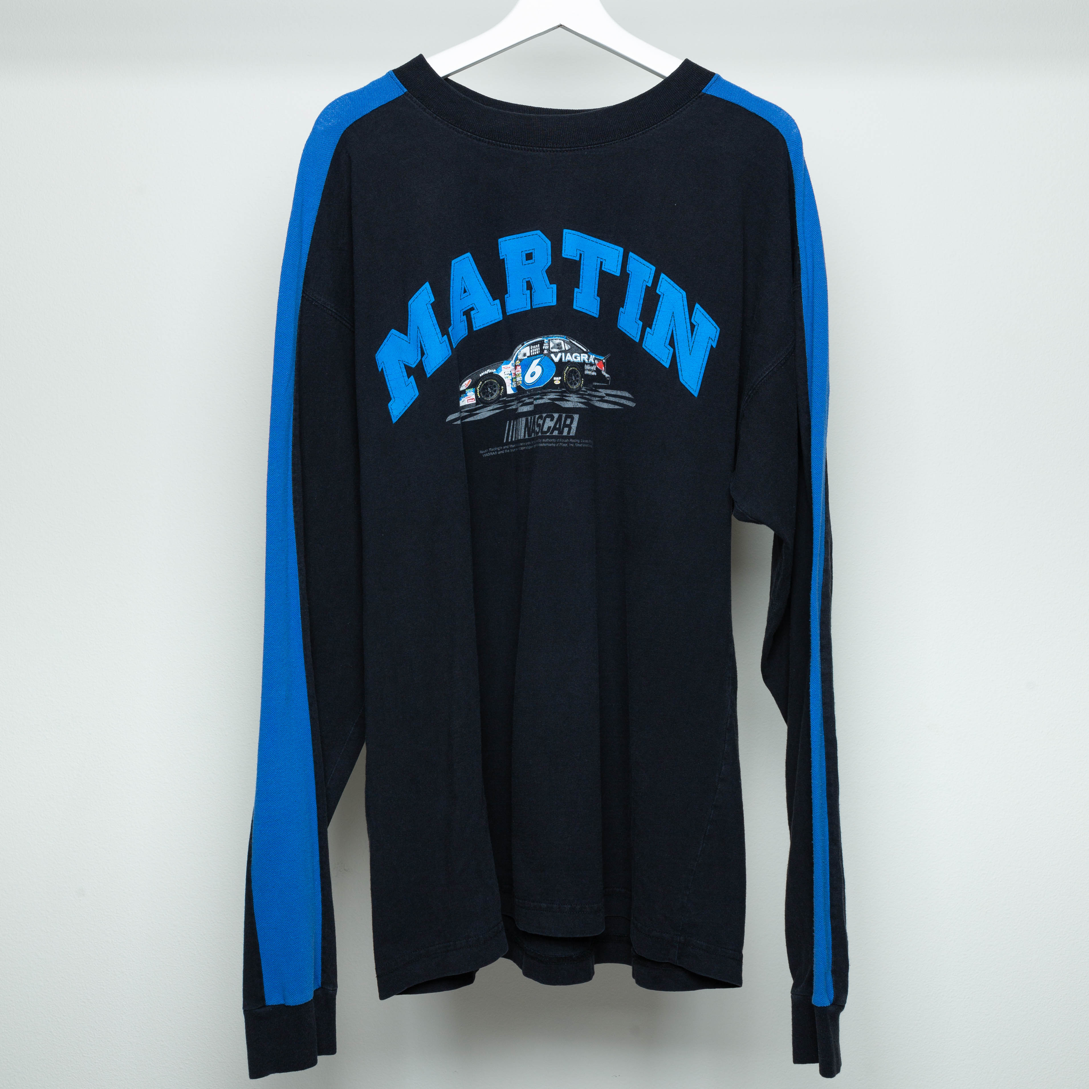 Mark Martin Viagra Racing Long Sleeve T-Shirt Size XL