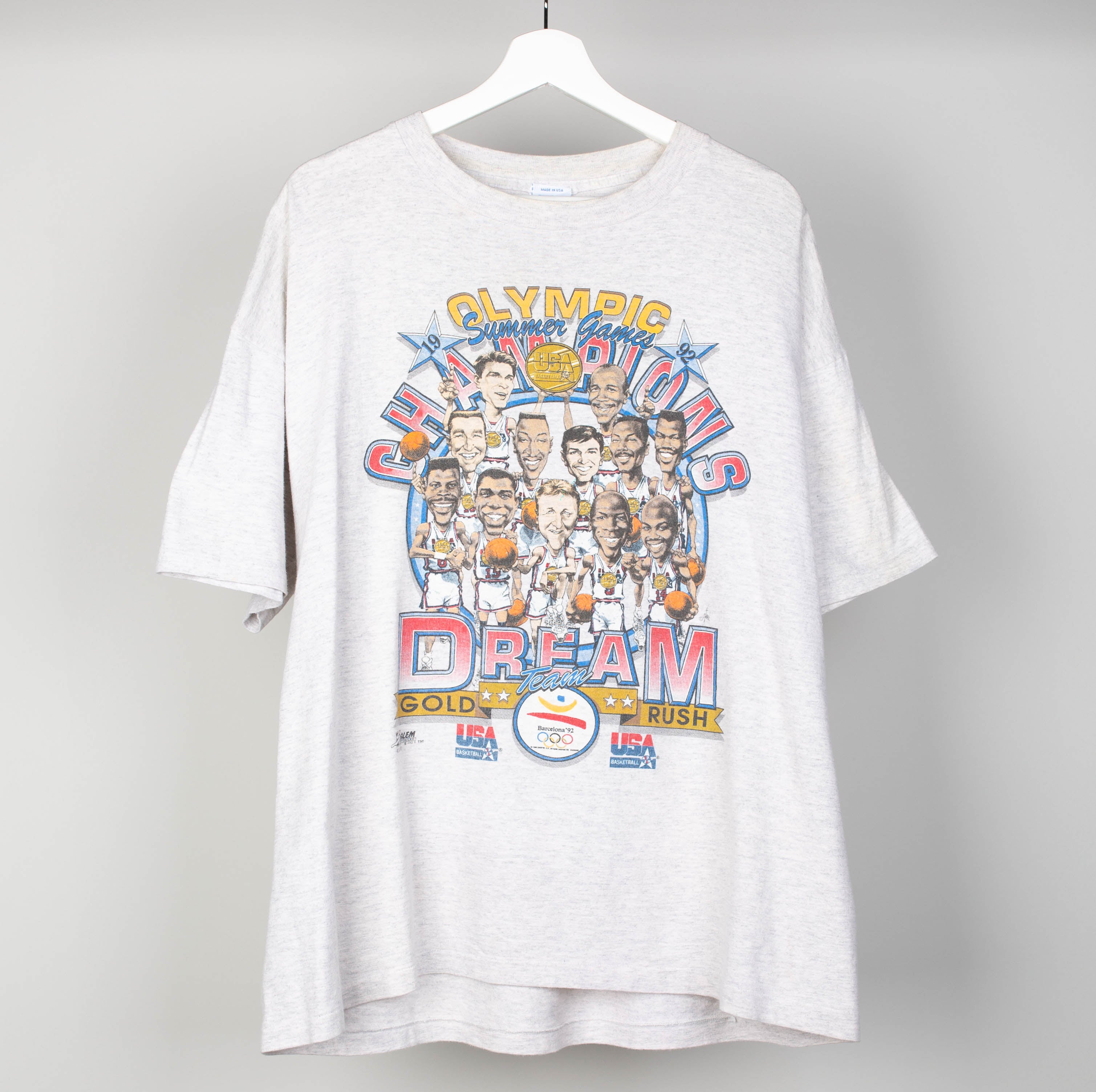 1992 Barcelona Olympics USA Dream Team T-Shirt Size XL