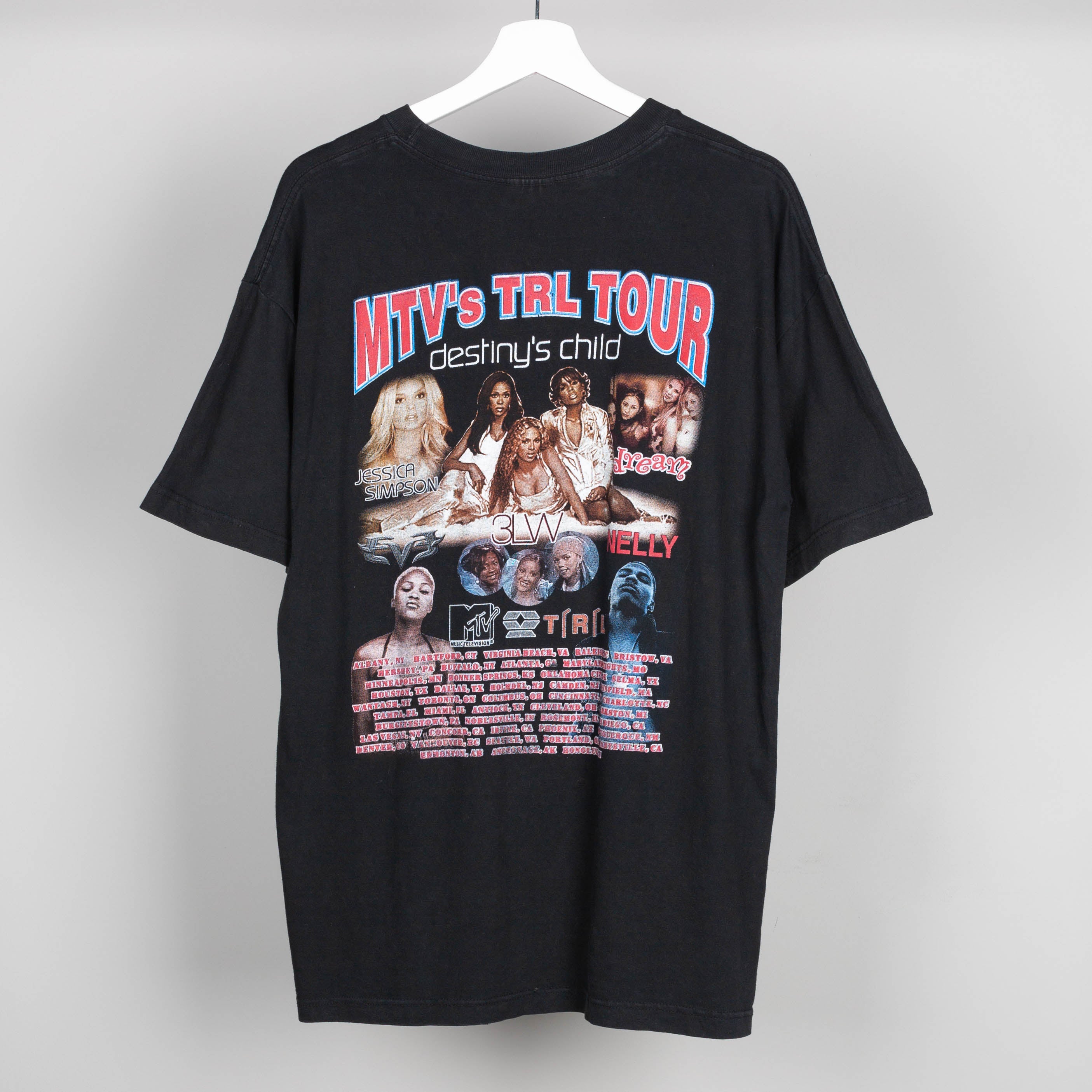 2001 MTV TRL Tour T-Shirt Size L