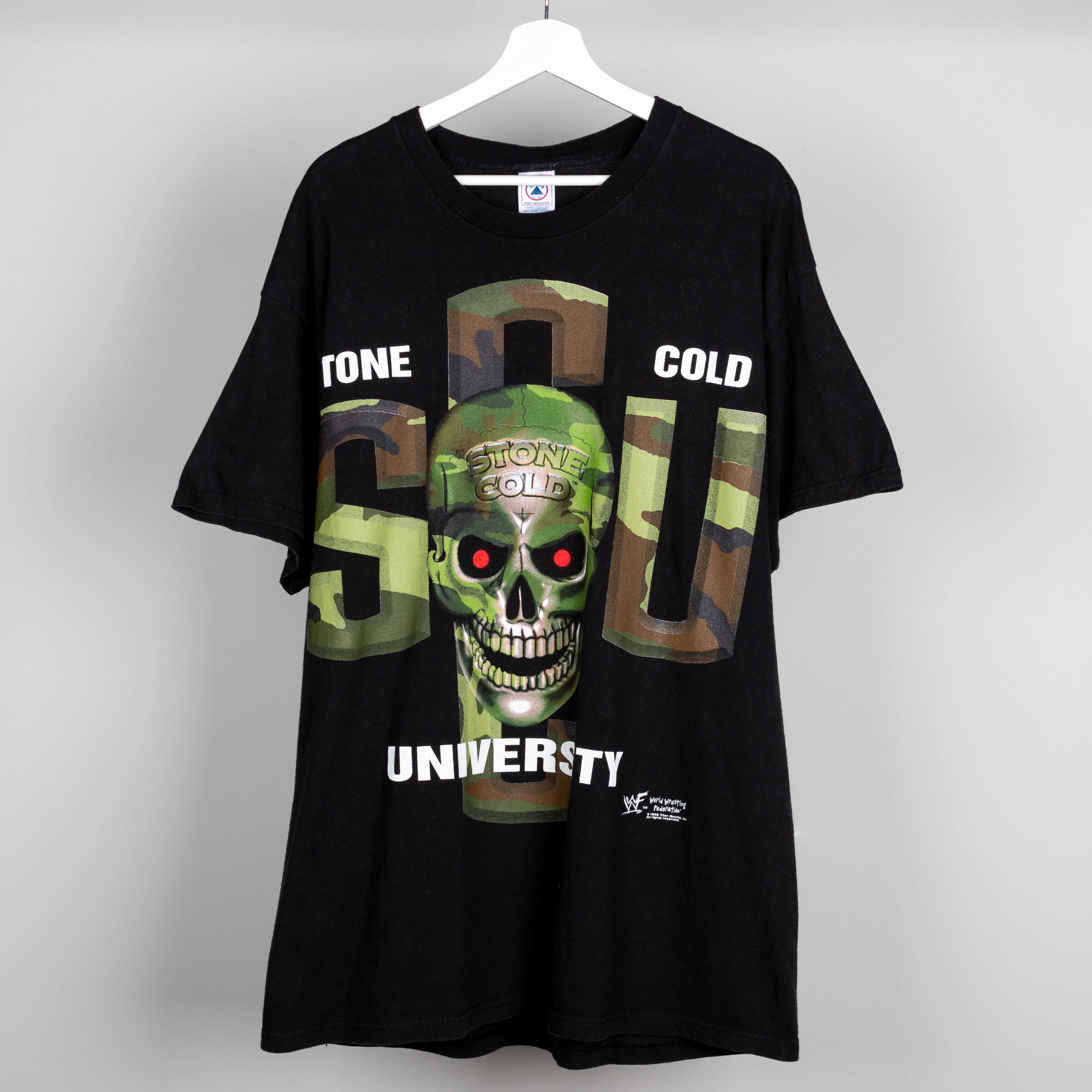 1998 Stone Cold University WWF T-Shirt Size XL