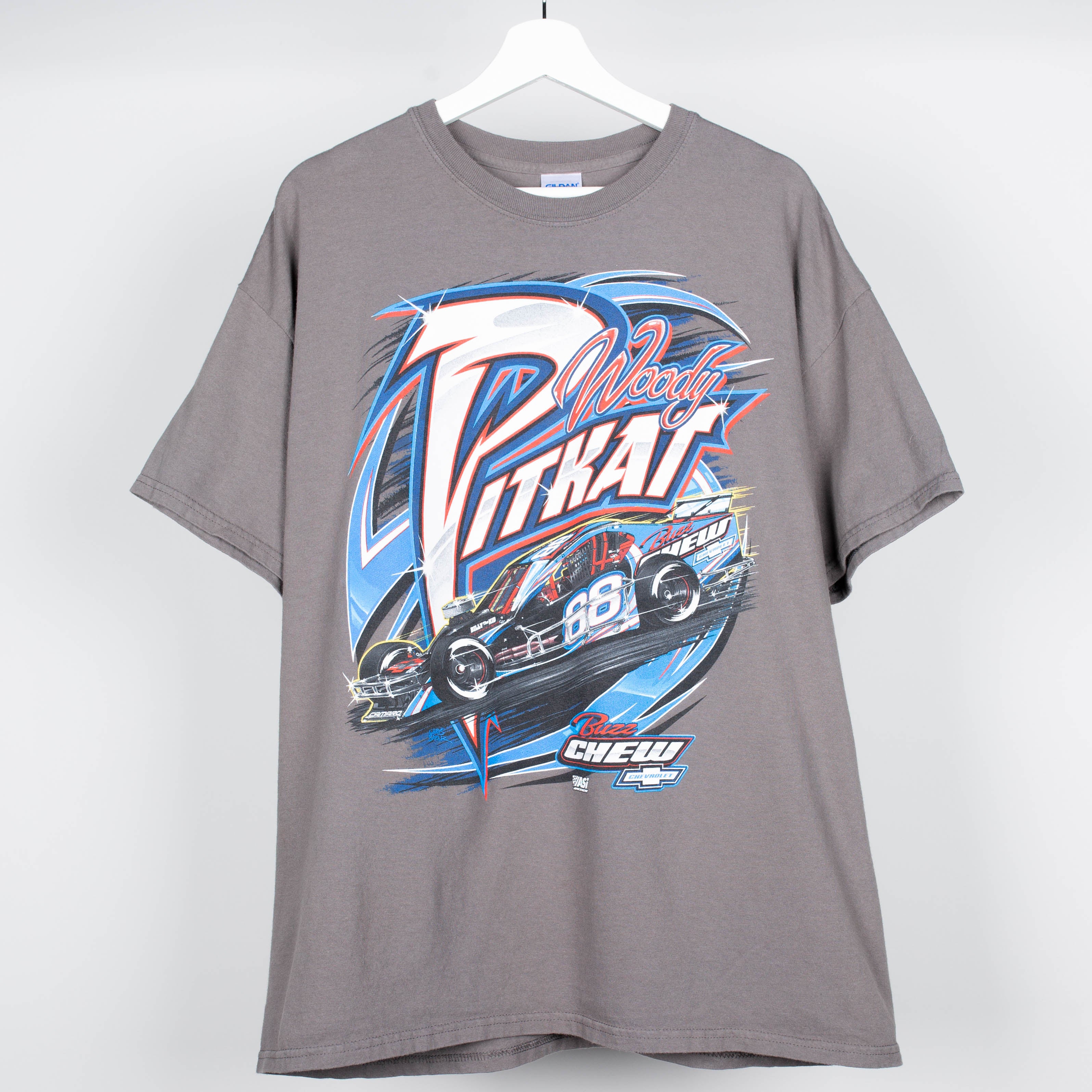 Y2K Woody Pitkat Racing T-Shirt Size XL