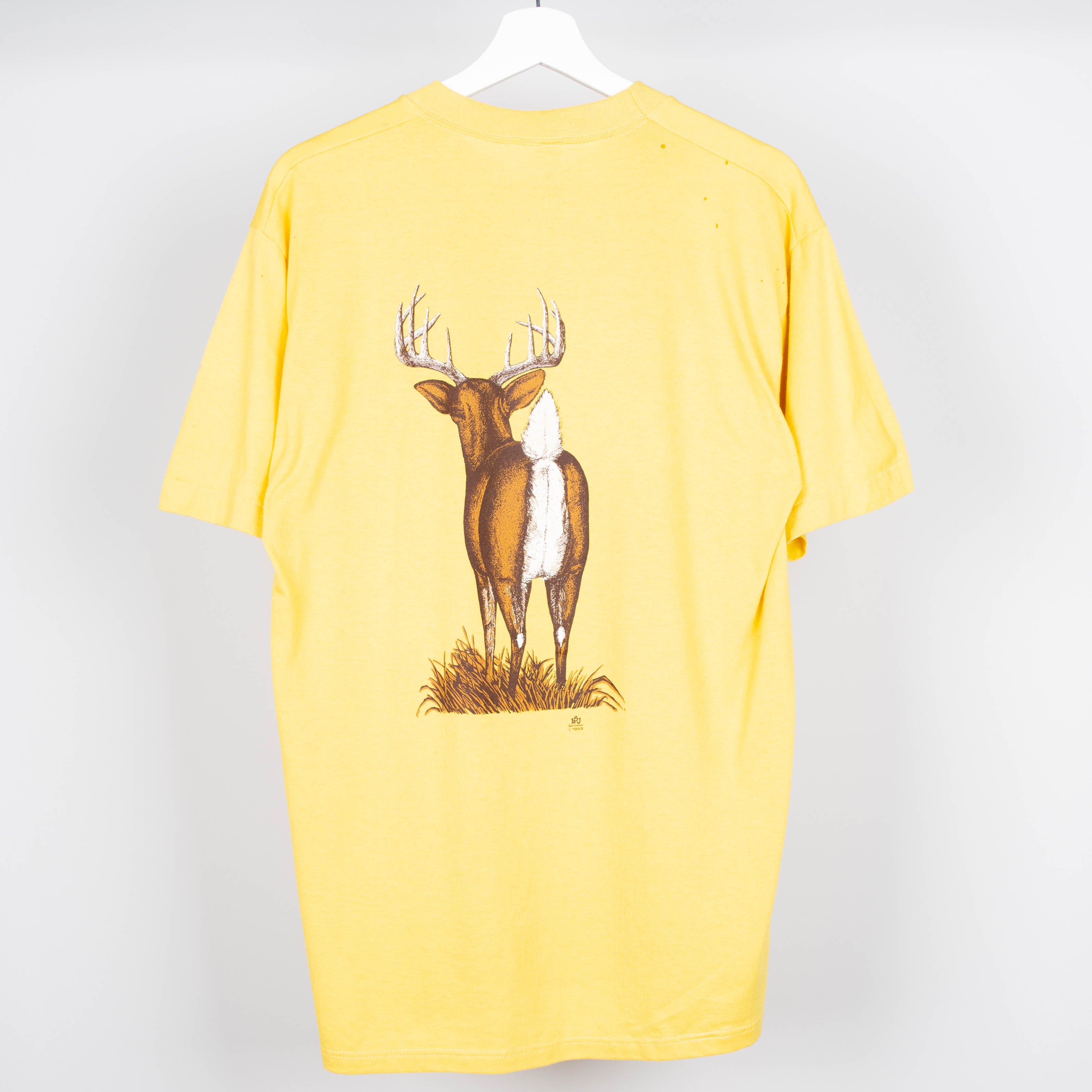 1993 Deer Shirt T-Shirt Size M