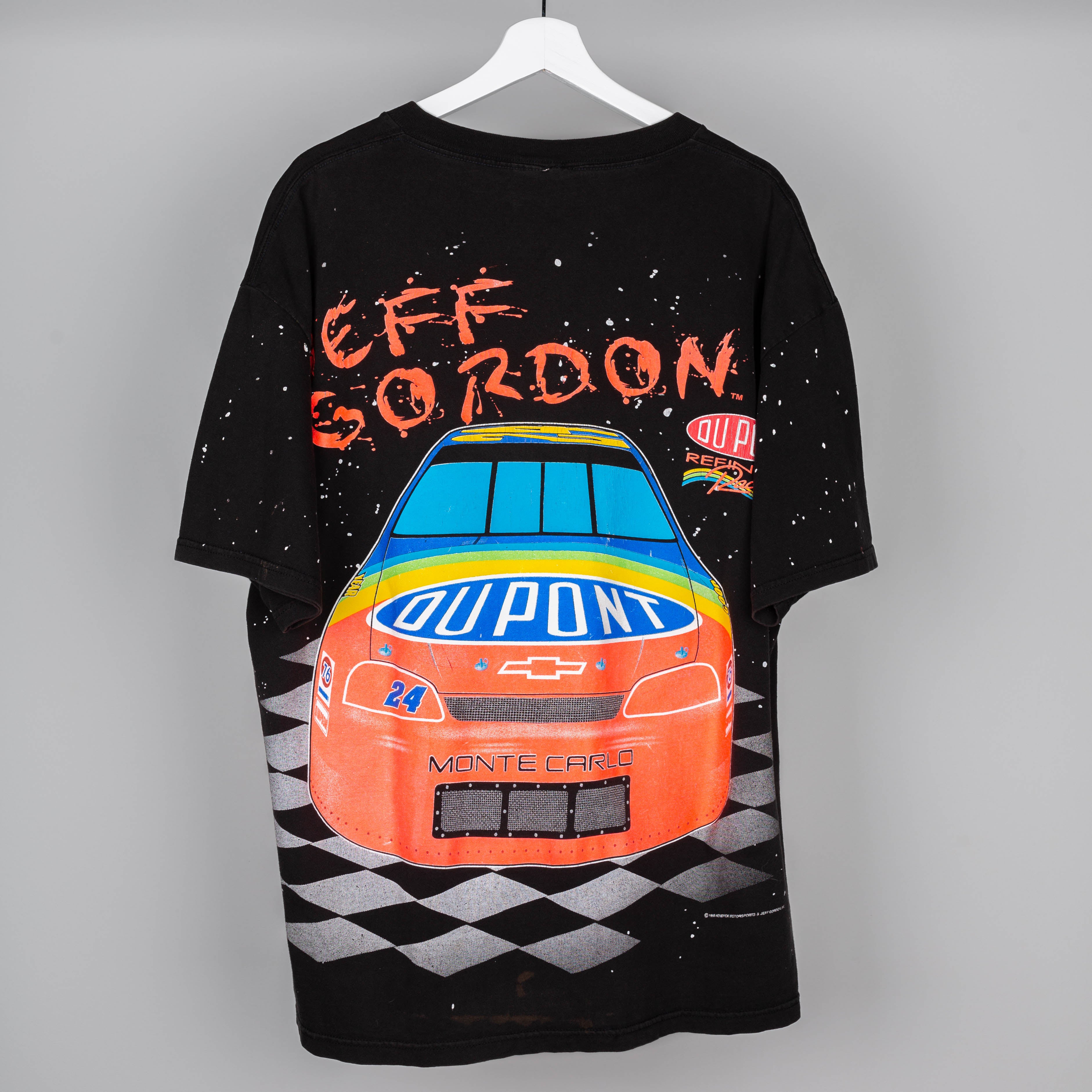 1995 Jeff Gordon Dupont Racing AOP T-Shirt Size XL