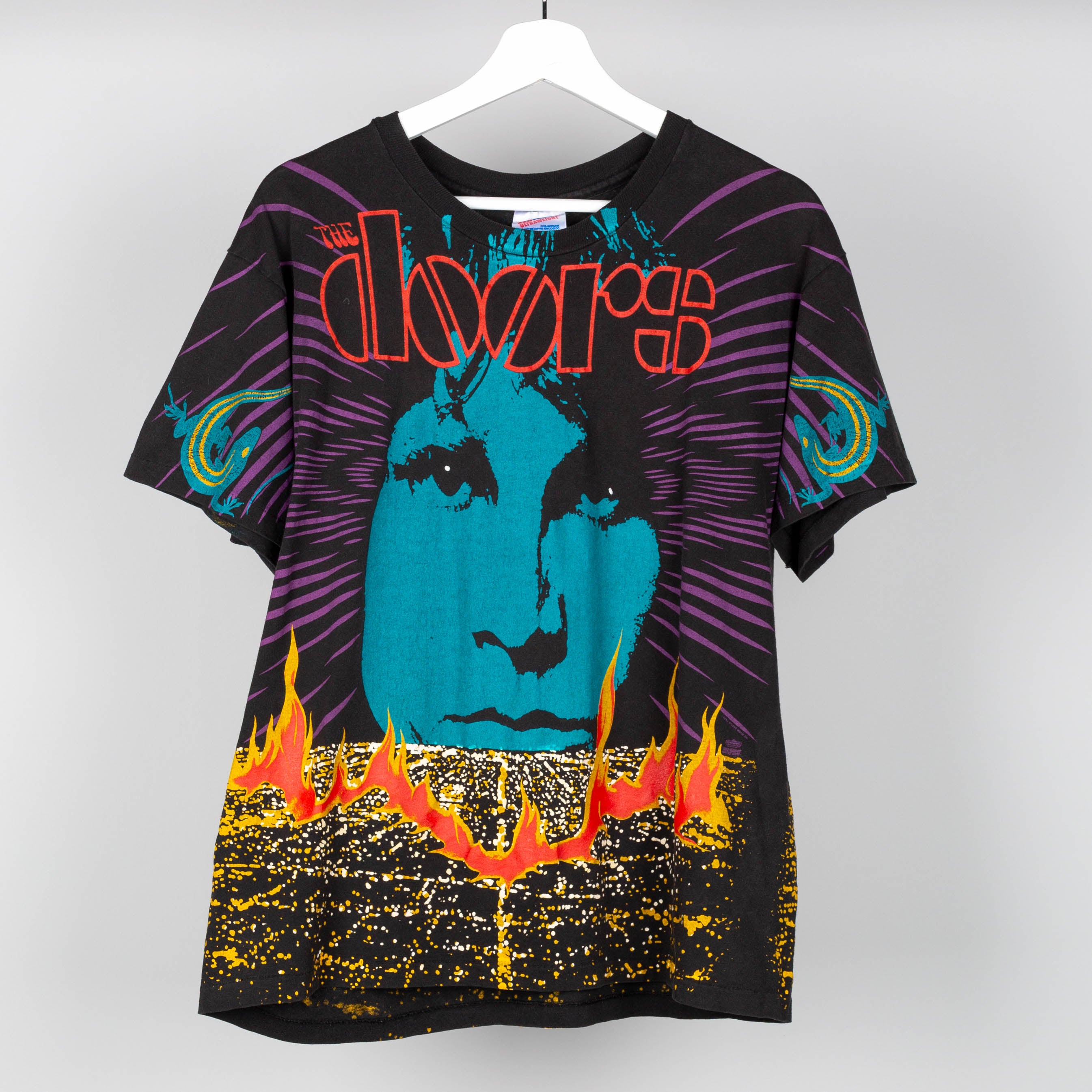 90's The Doors All Over Print T-Shirt Size M