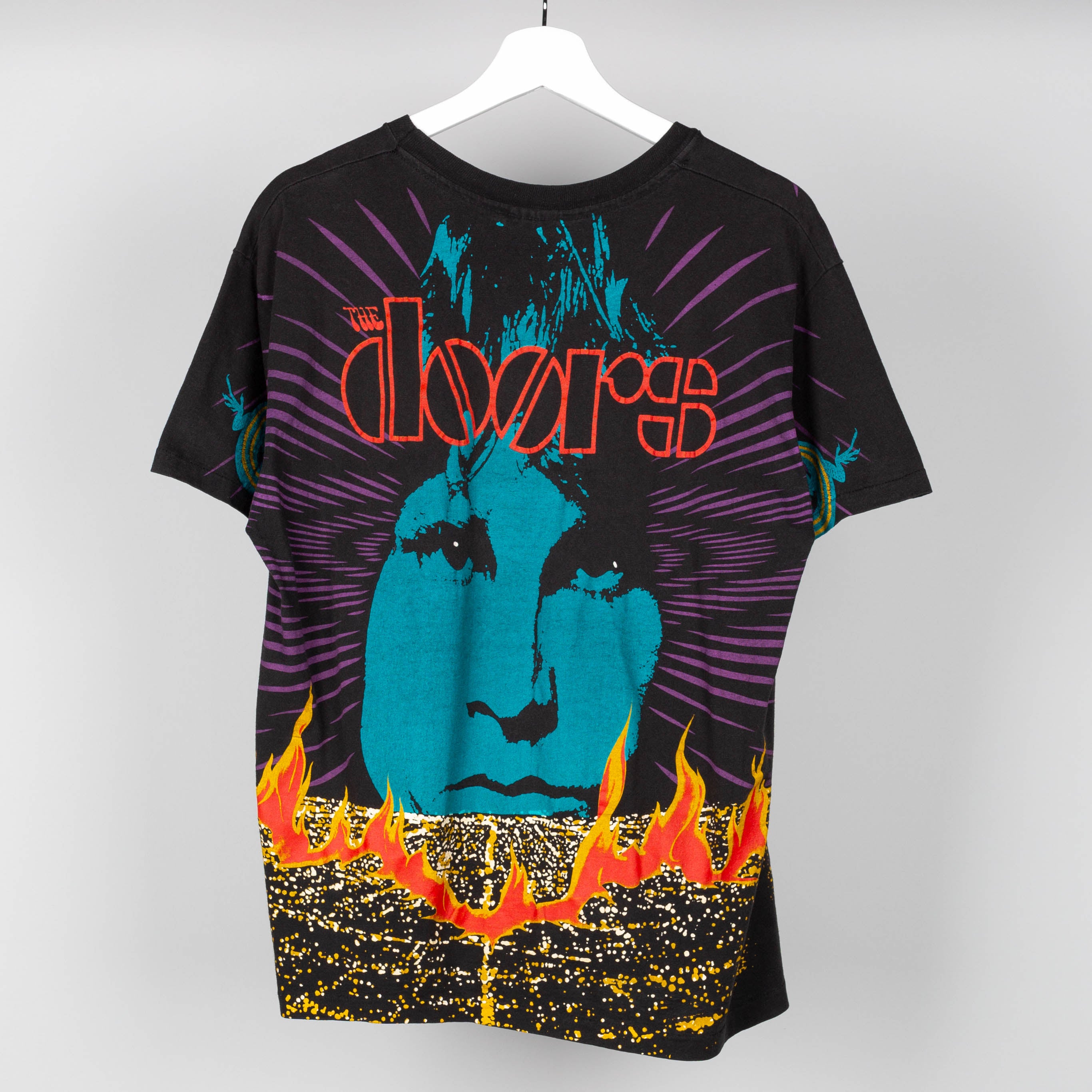 90's The Doors All Over Print T-Shirt Size M