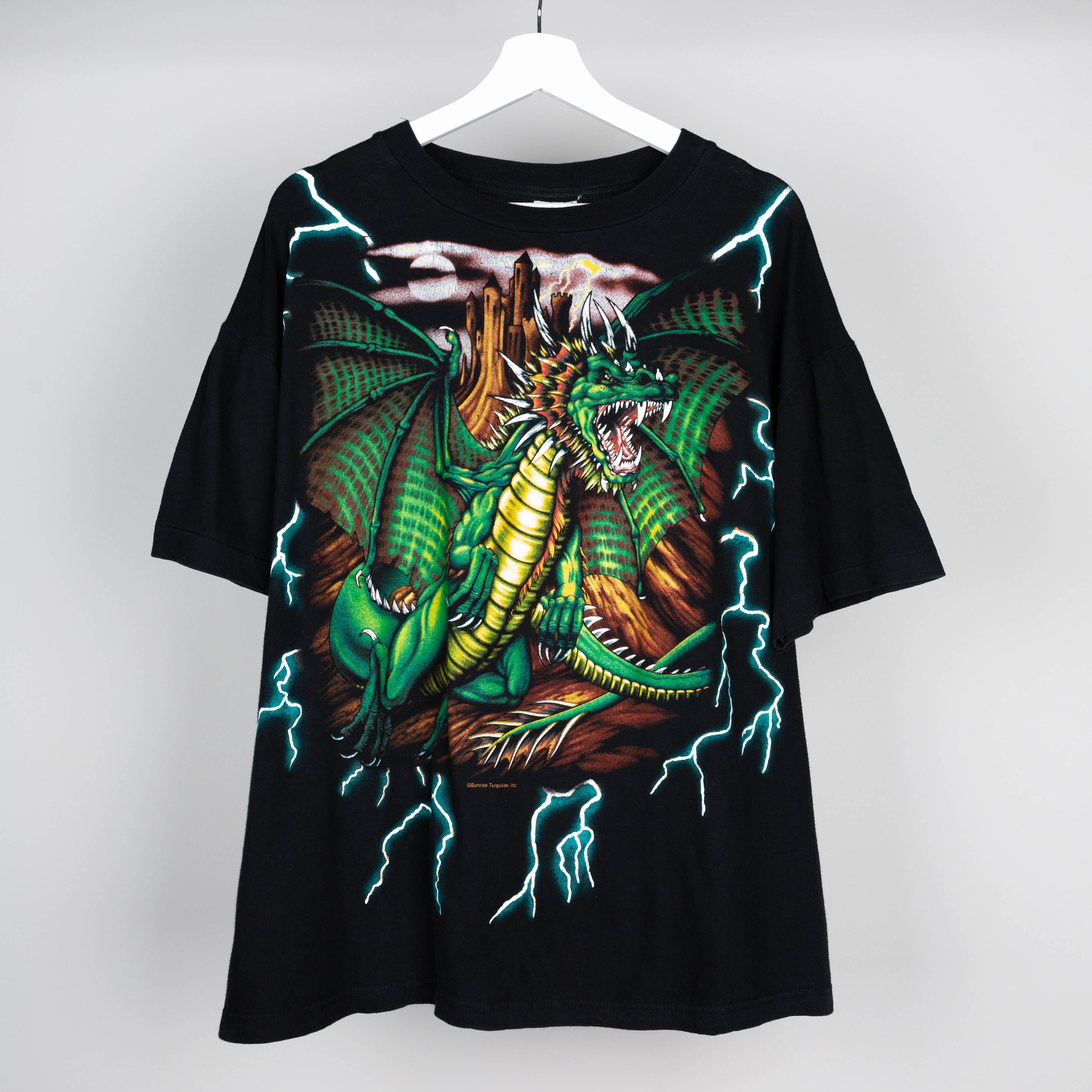 90's American Thunder Dragon T-Shirt Size L