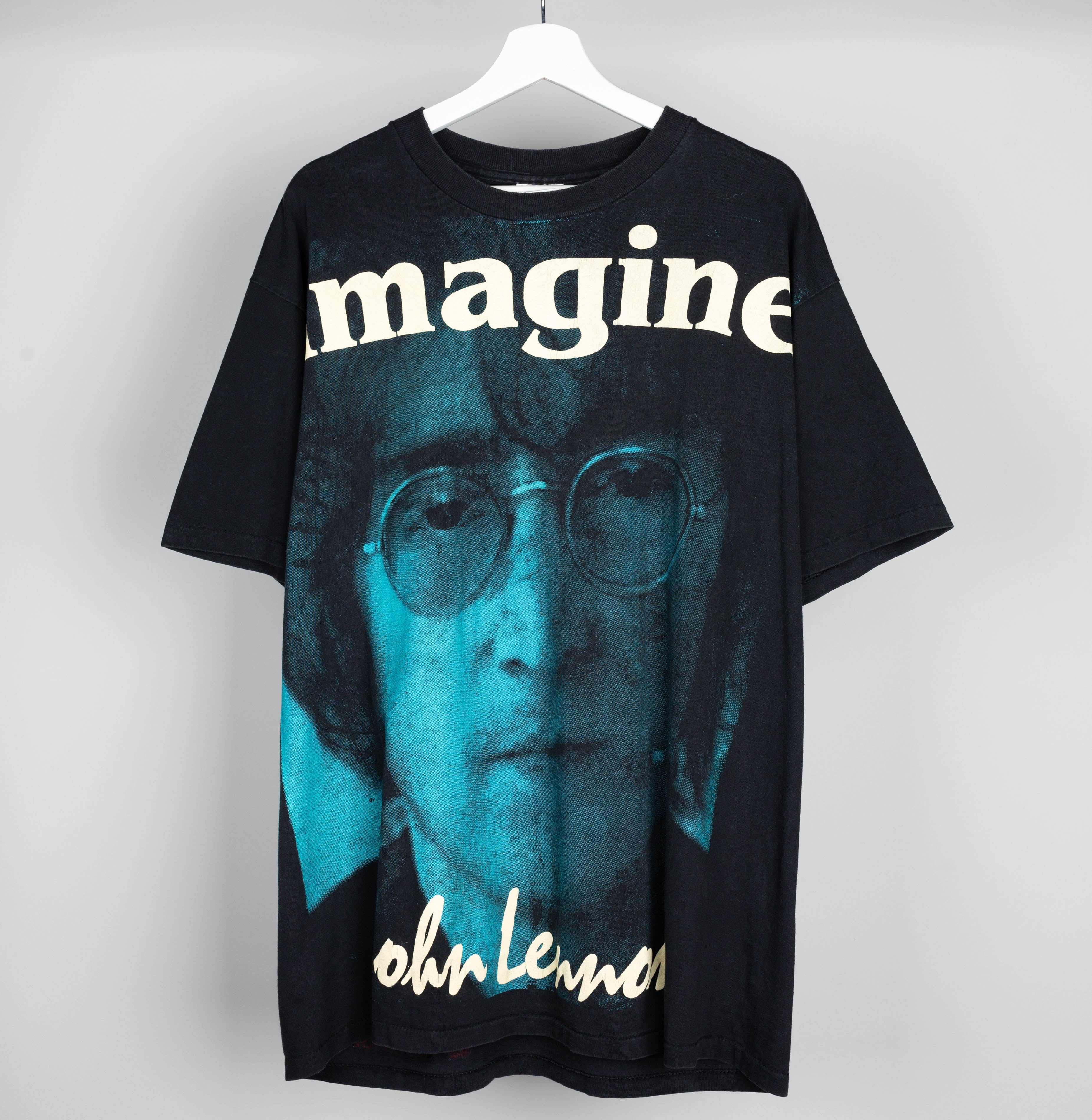 90's John Lennon Imagine The Beatles Are Back European Tour T-Shirt Size XL