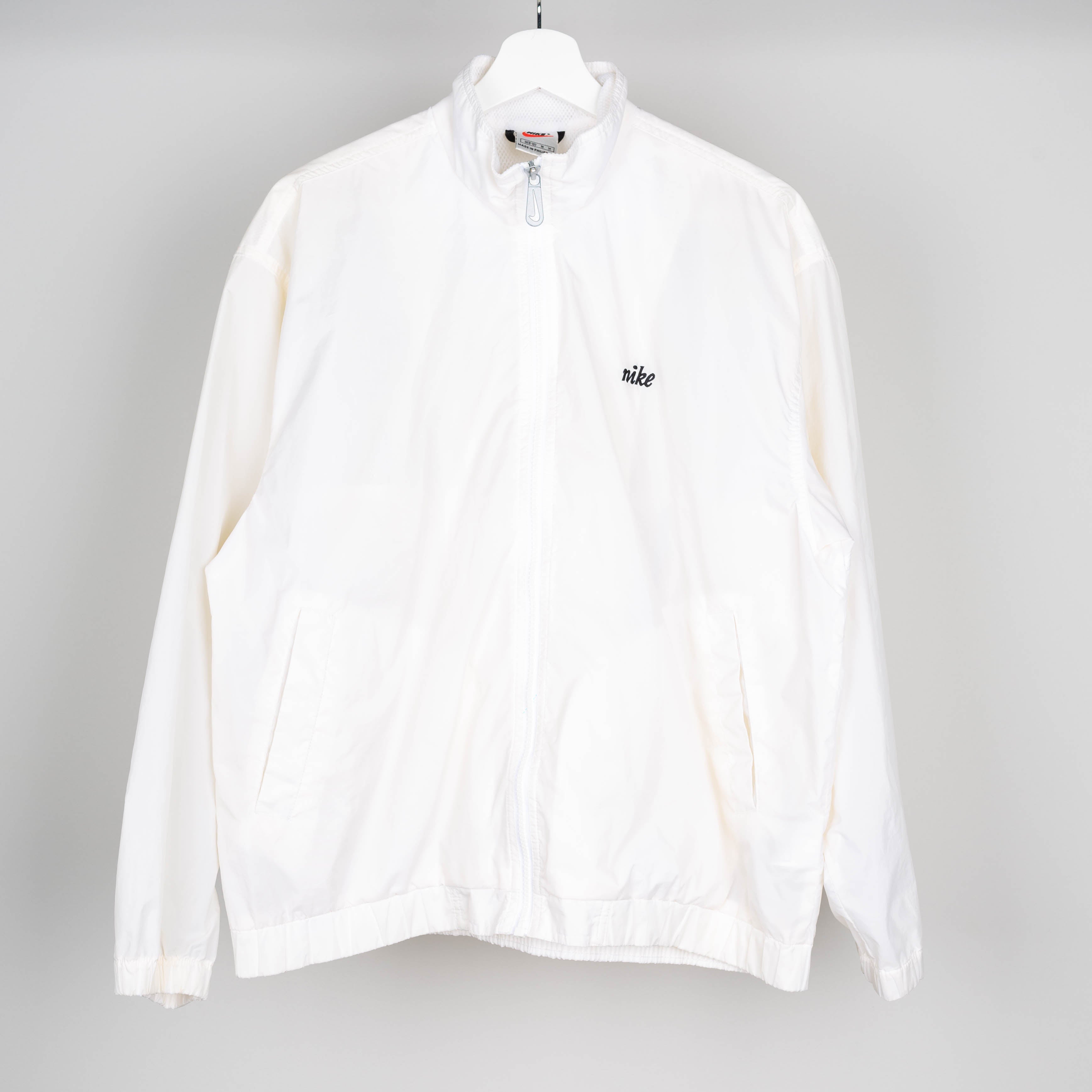 90's White Nike Windbreaker Jacket Size M