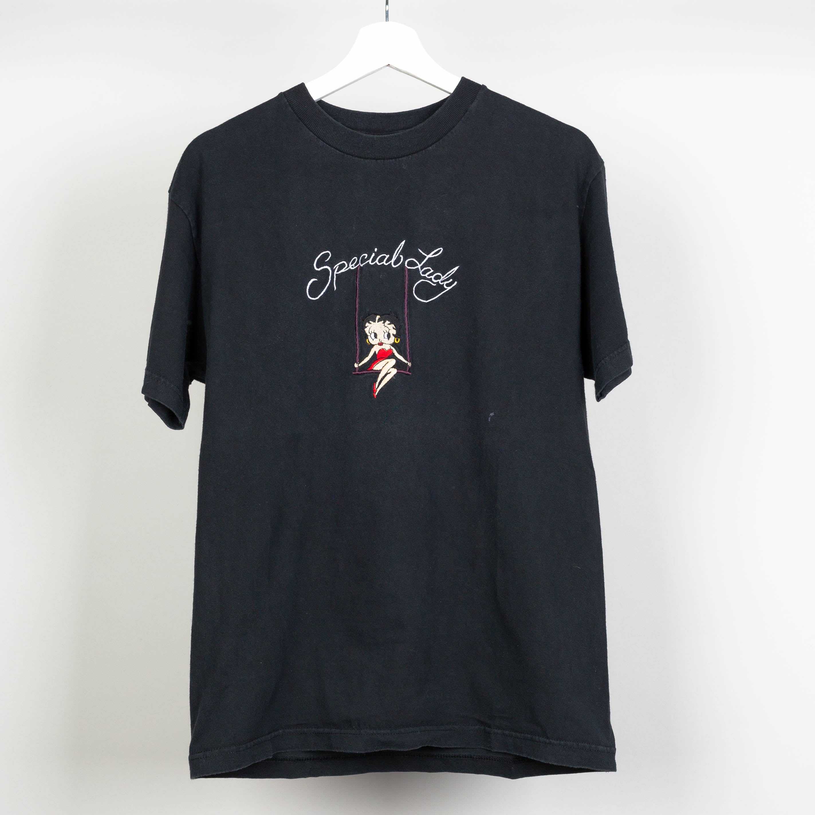90's Betty Boop Embroidered T-Shirt Size M