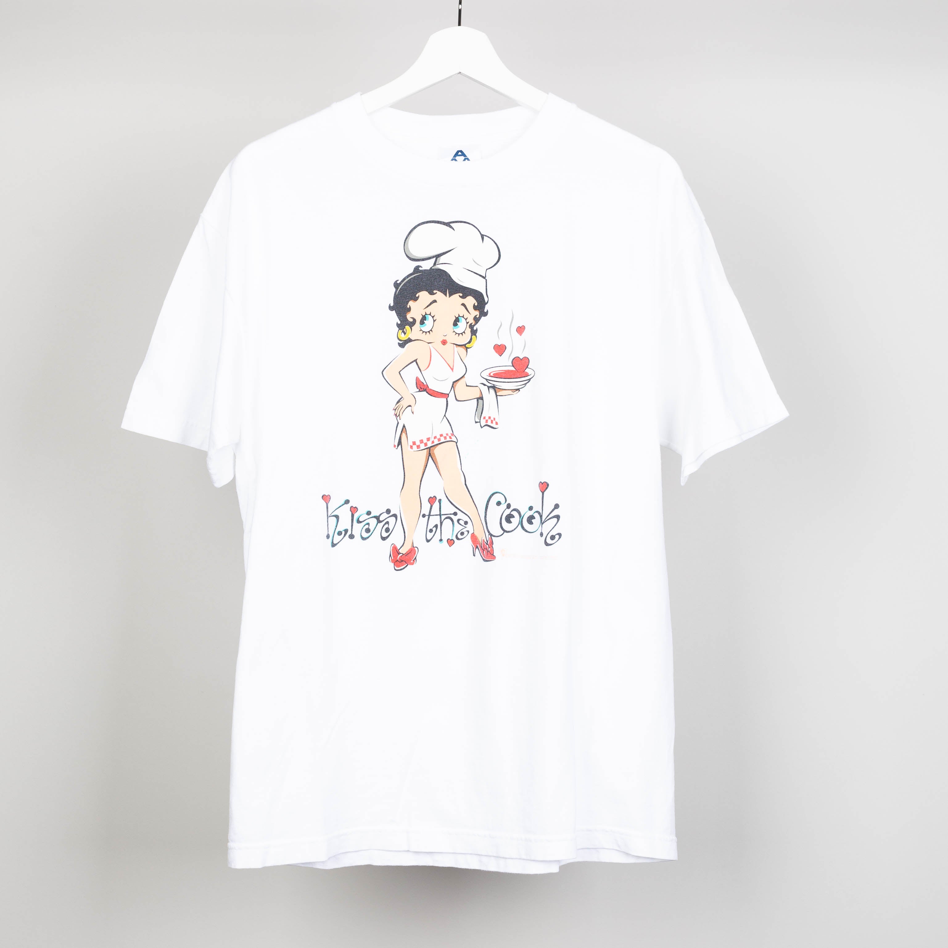 1992 Betty Boop Kiss The Cook T-Shirt Size L