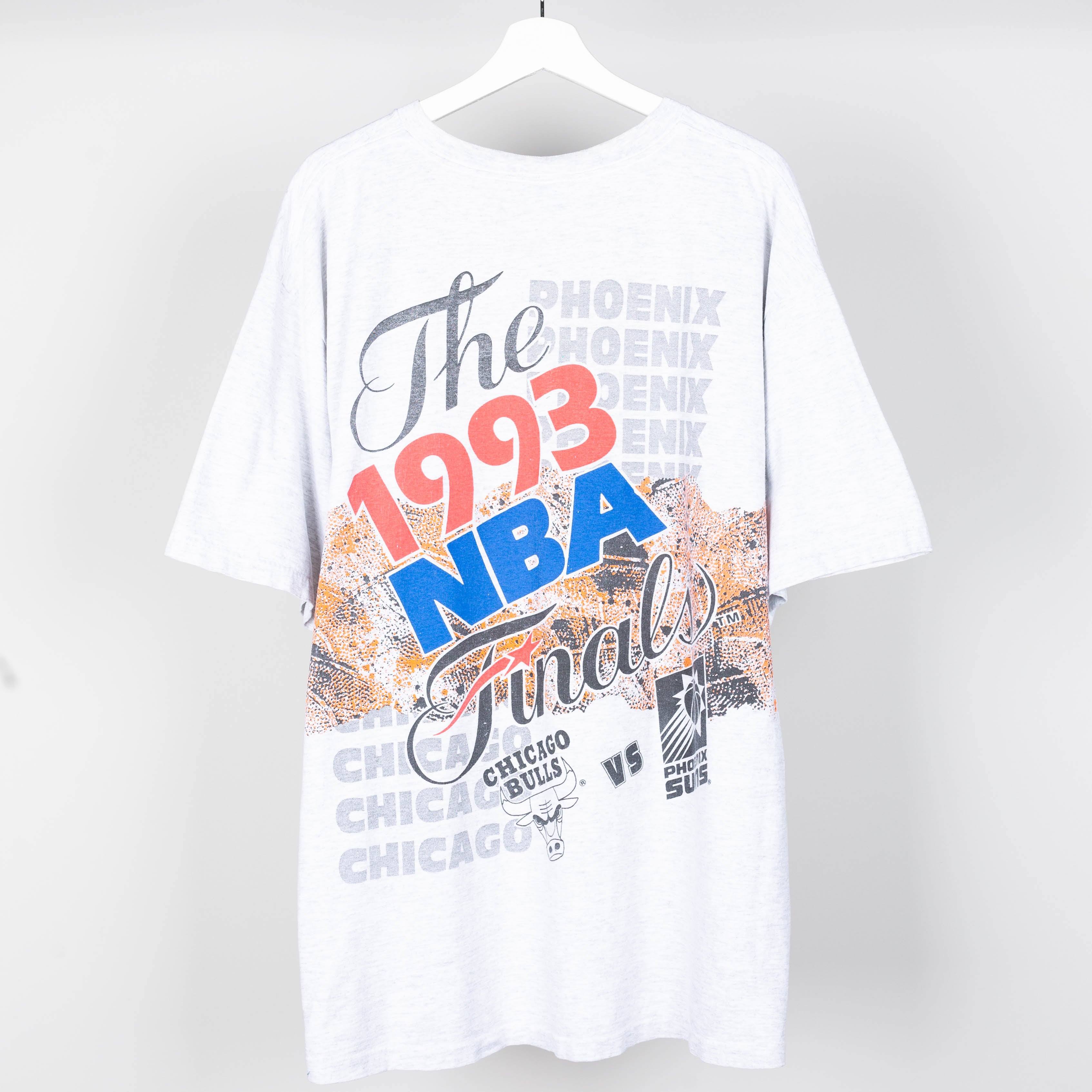 1993 NBA Finals Chicago Bulls vs Pheonix Suns T-Shirt Size XXL