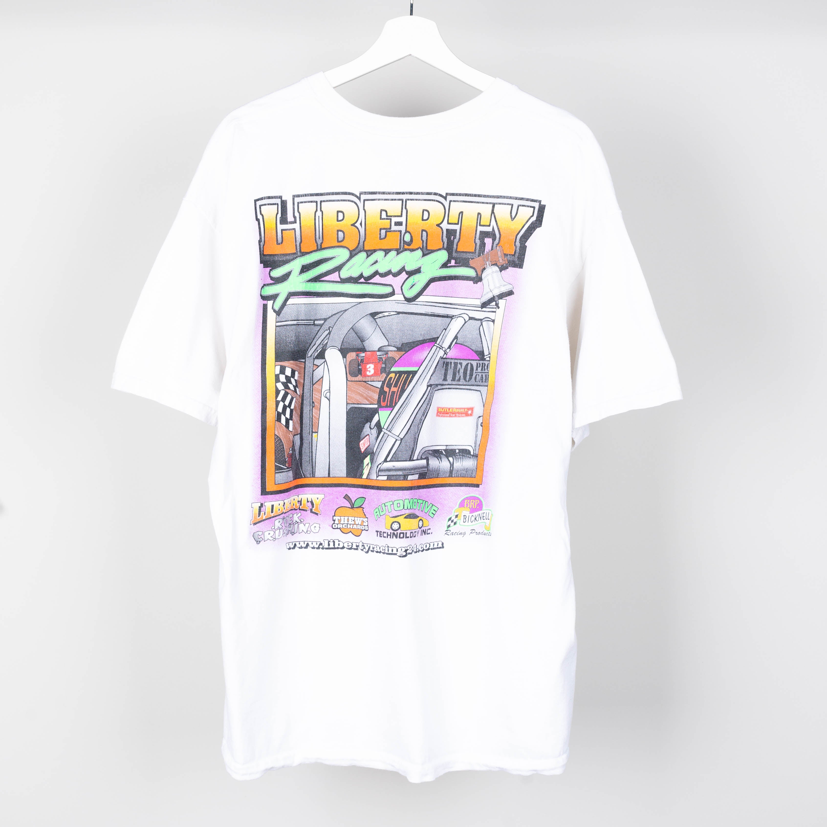 90's Chris Chultz Liberty Racing T-Shirt Size XL