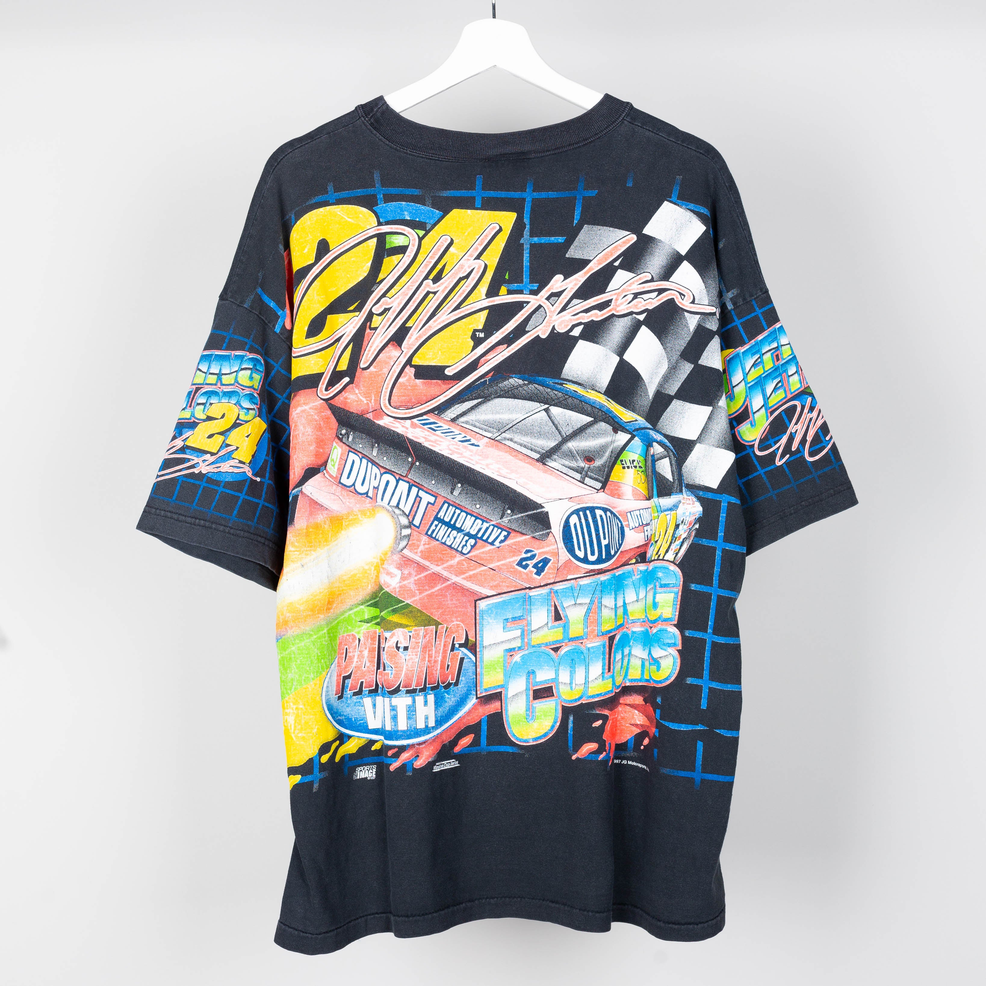 1997 Jeff Gordon Dupont Racing Nascar T-Shirt Size XL