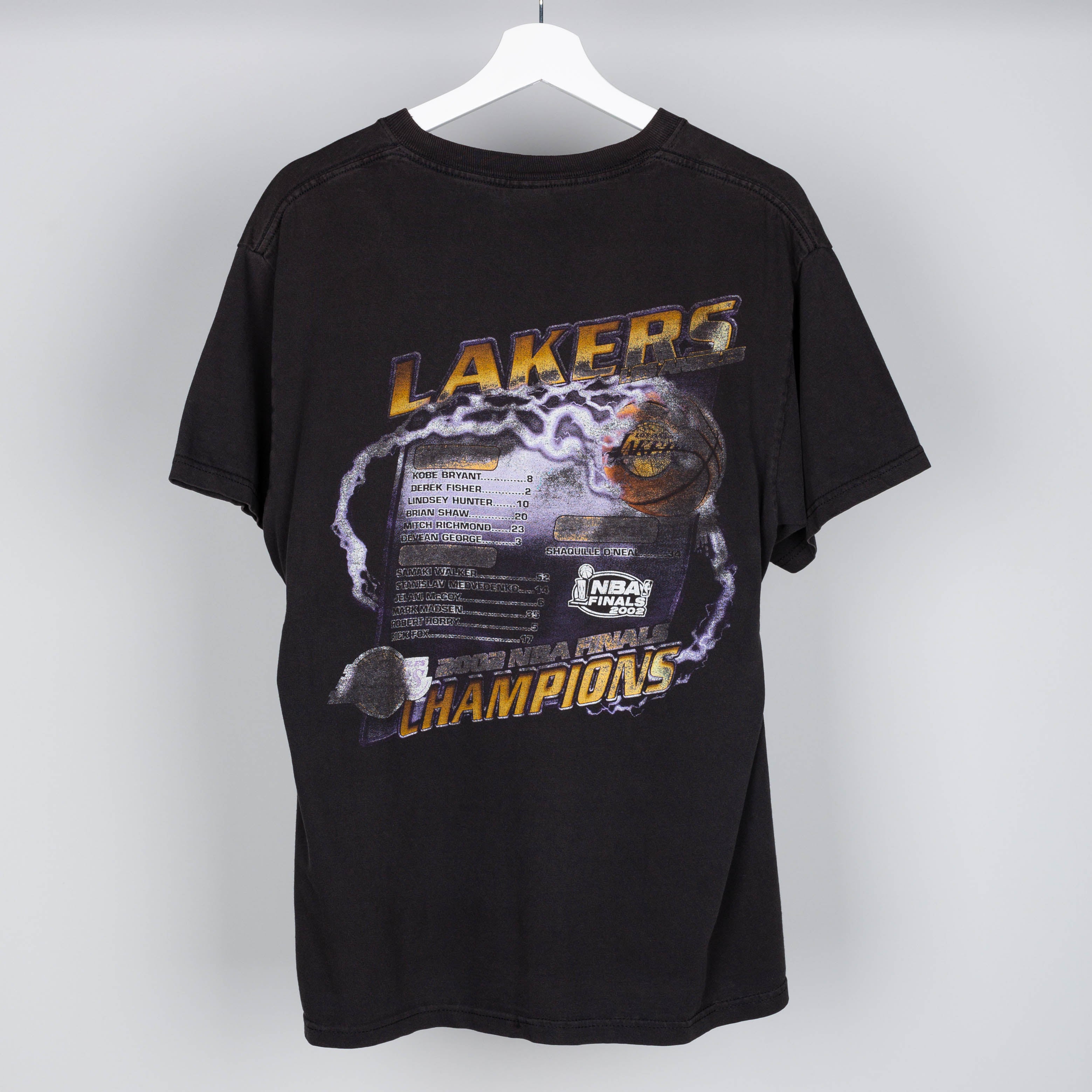 2002 Lakers Champions T-Shirt Size M