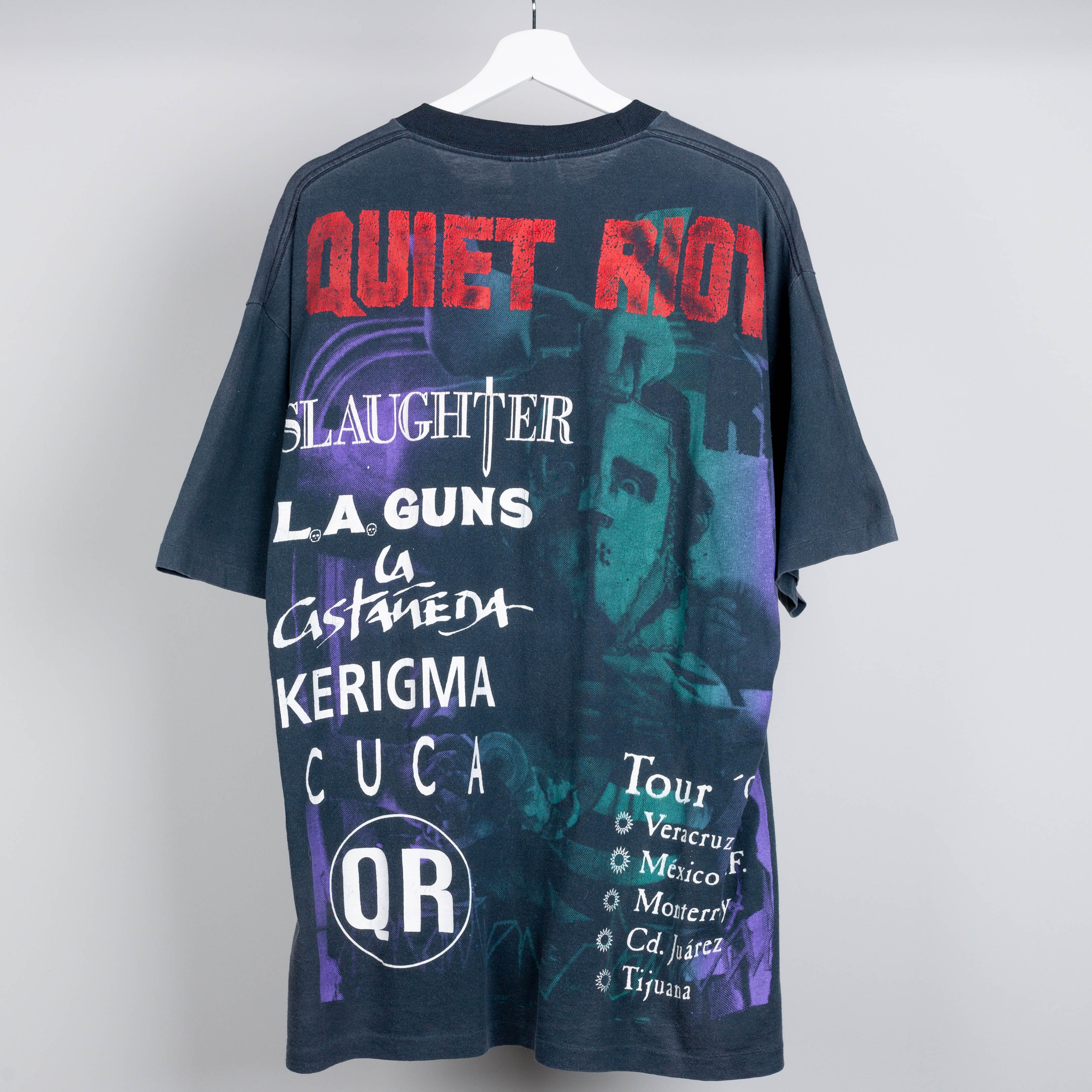 1997 Quiet Riot Mexico Tour T-Shirt Size XL