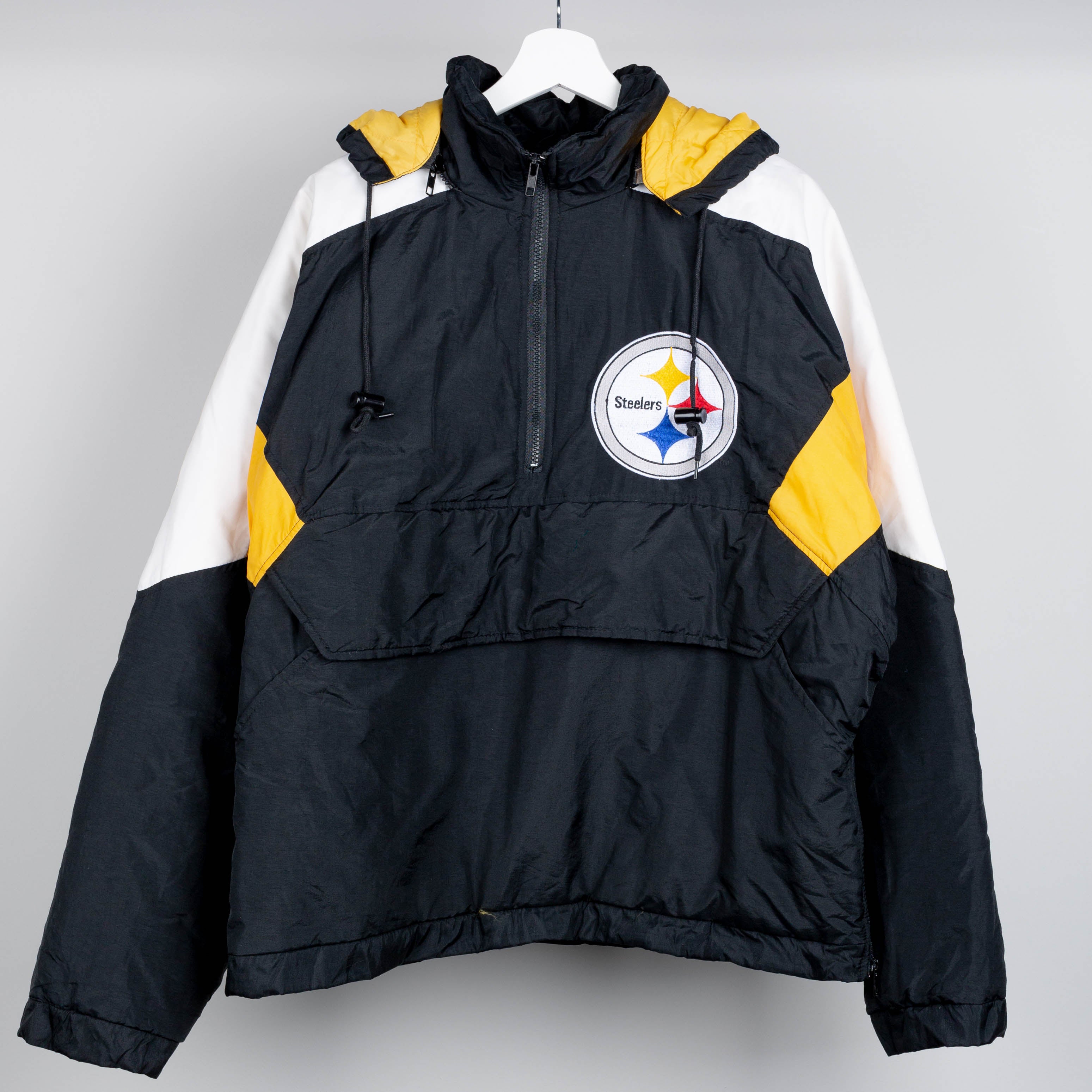 90's Steelers Pittsburg Windbreaker Jacket Size M