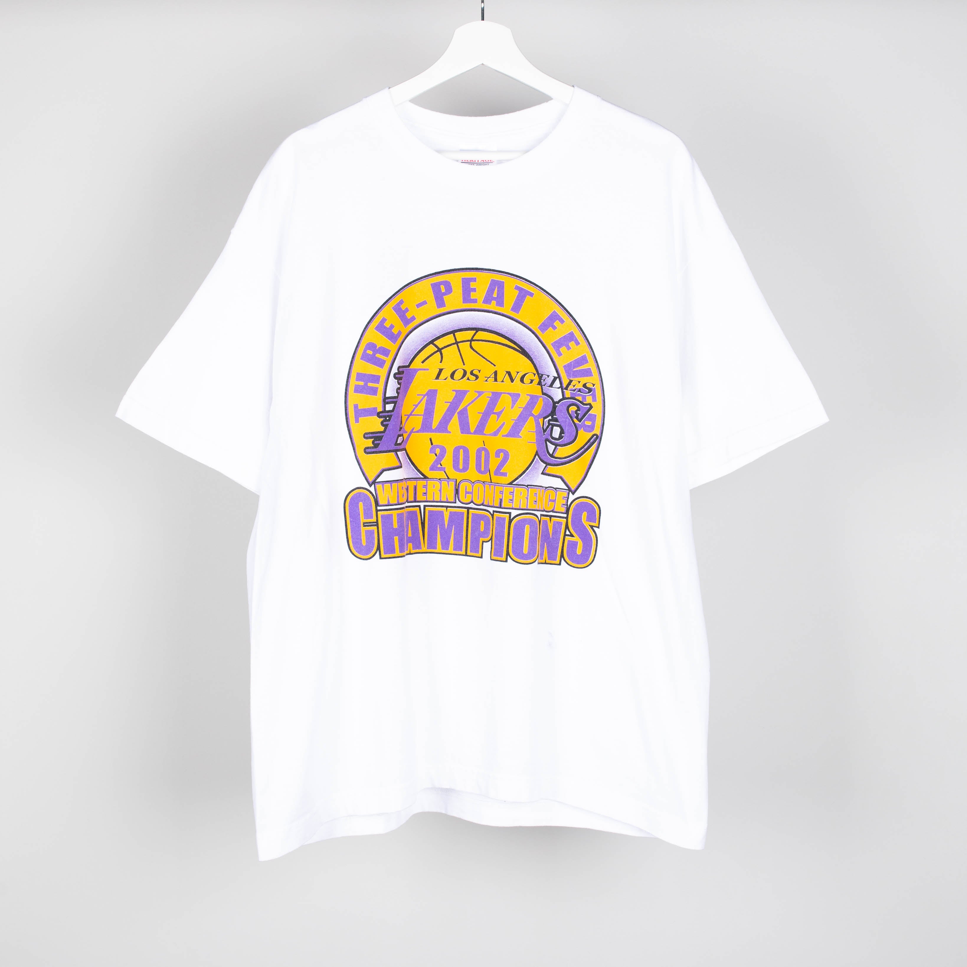 2002 Lakers Kobe Champions T-Shirt Size XL