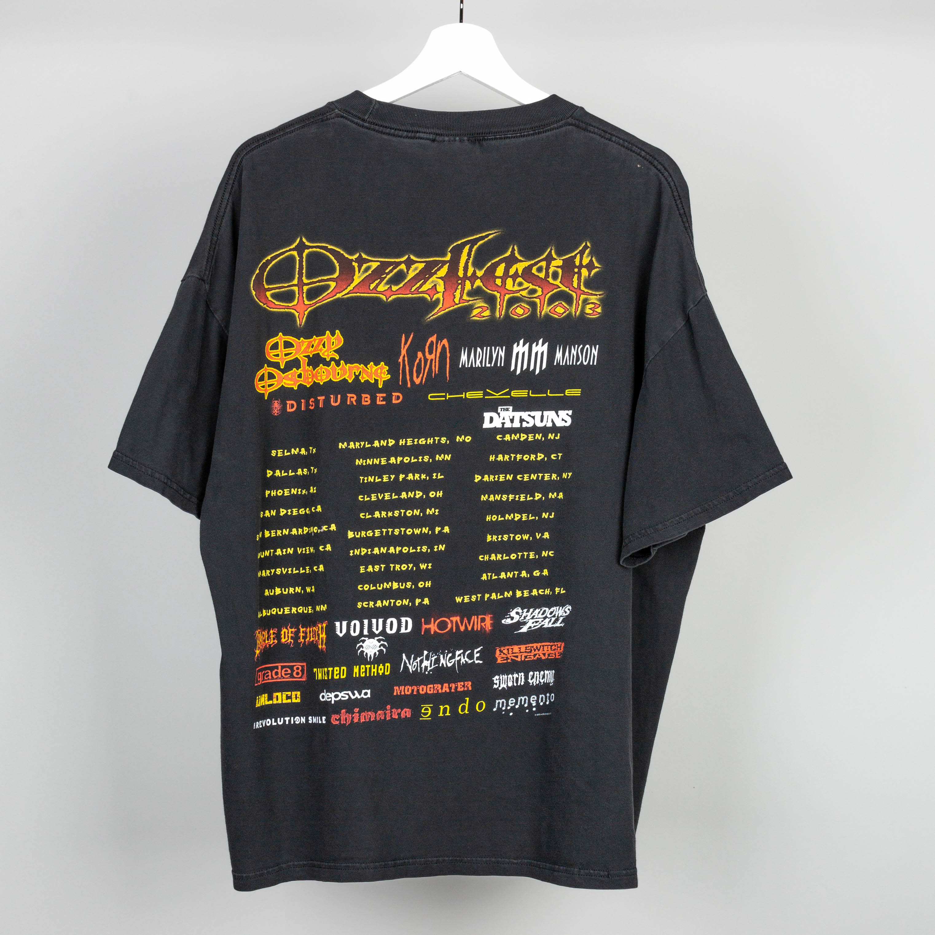 2003 Ozzfest Tour T-Shirt Size XL