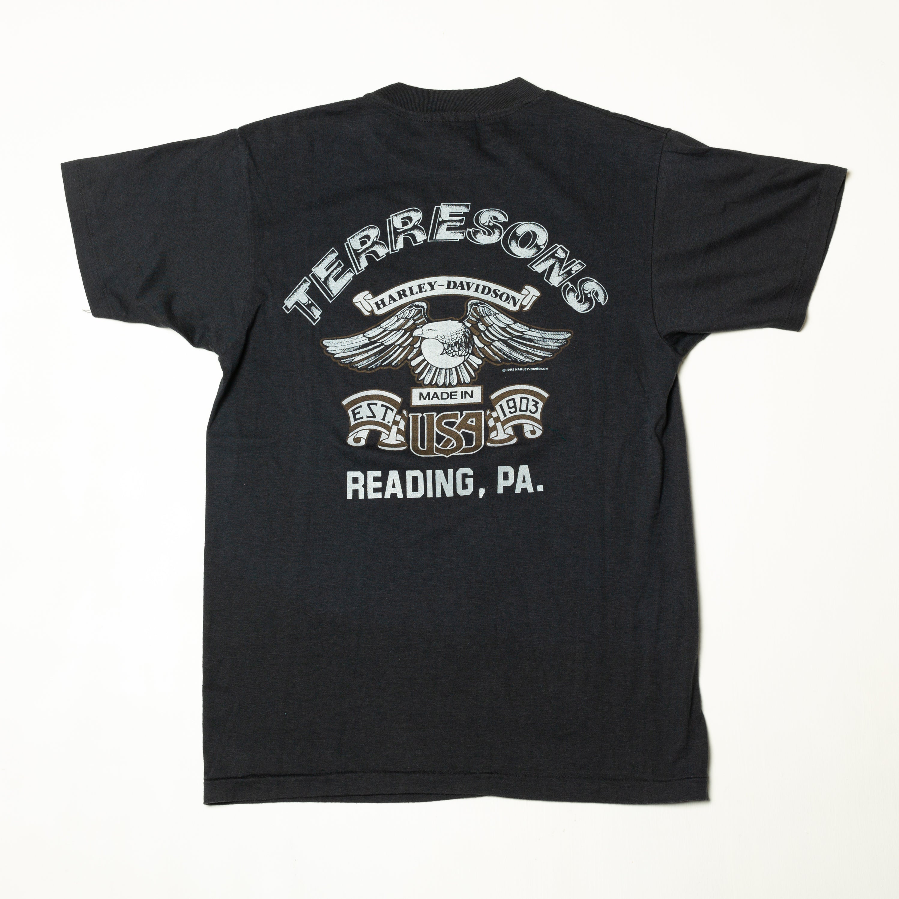 80's Harley Davidson Rice Patrol T-Shirt Size M
