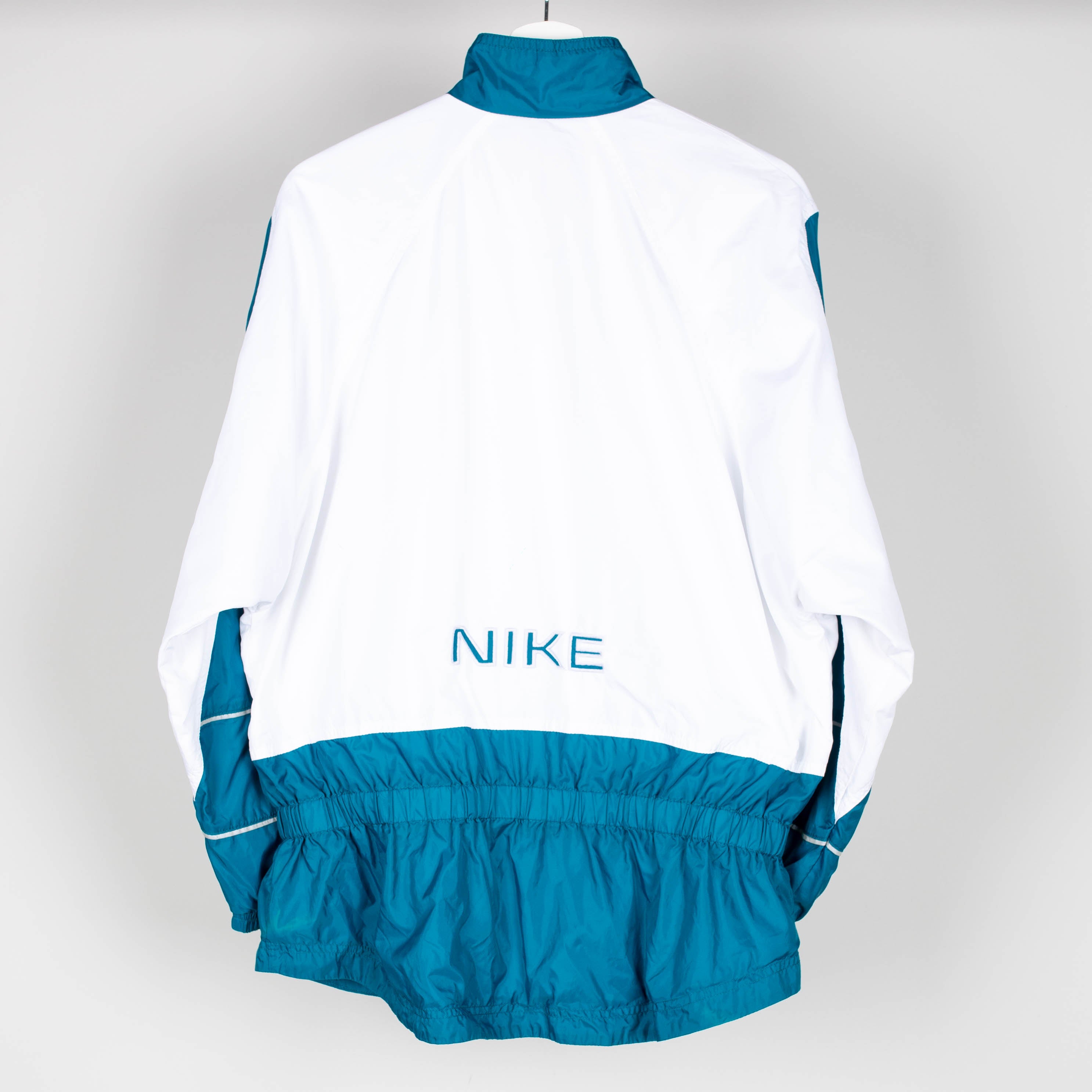 90's Nike Blue & White Windbreaker Jacket Size M