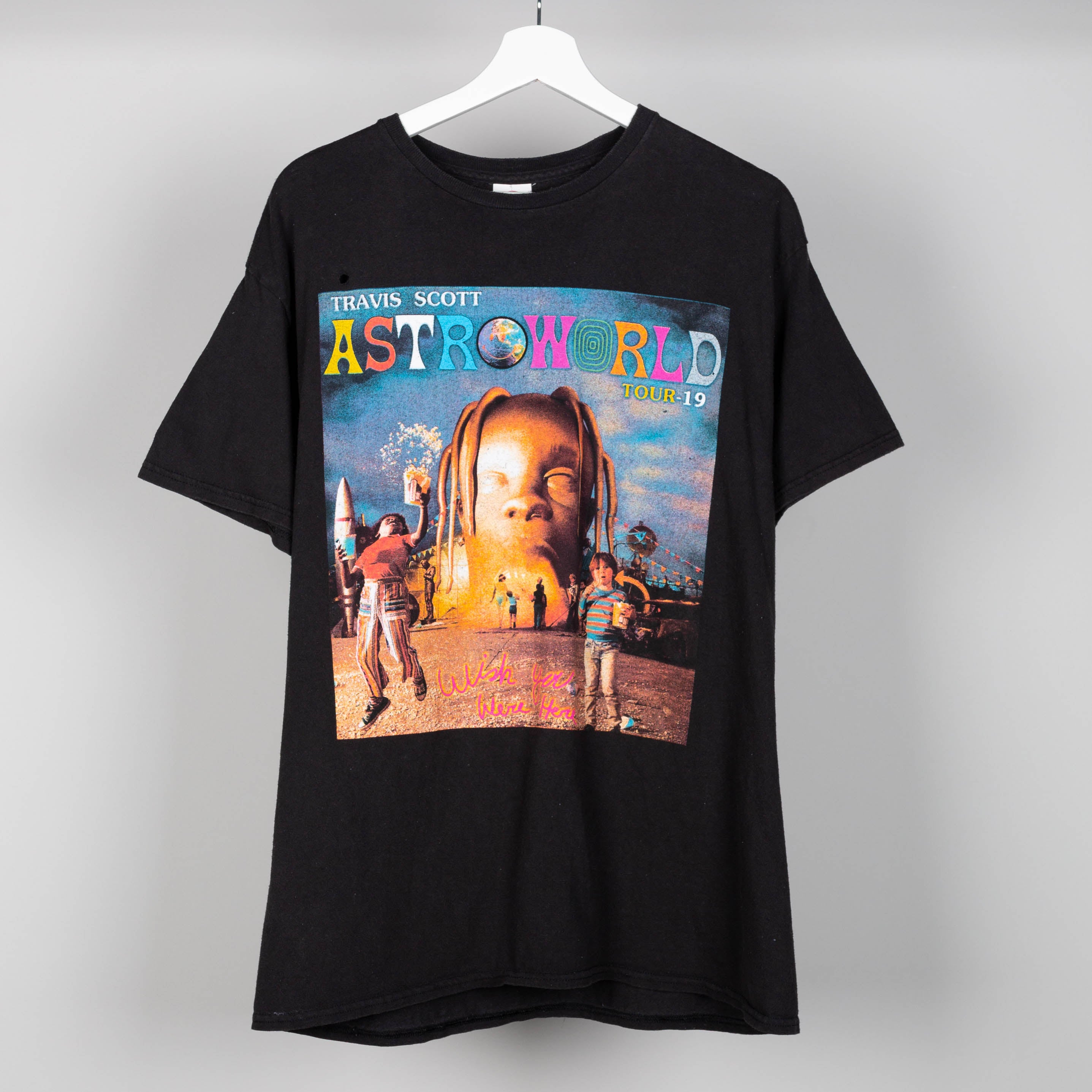 2019 Travis Scott Astroworld Tour T-Shirt Size L