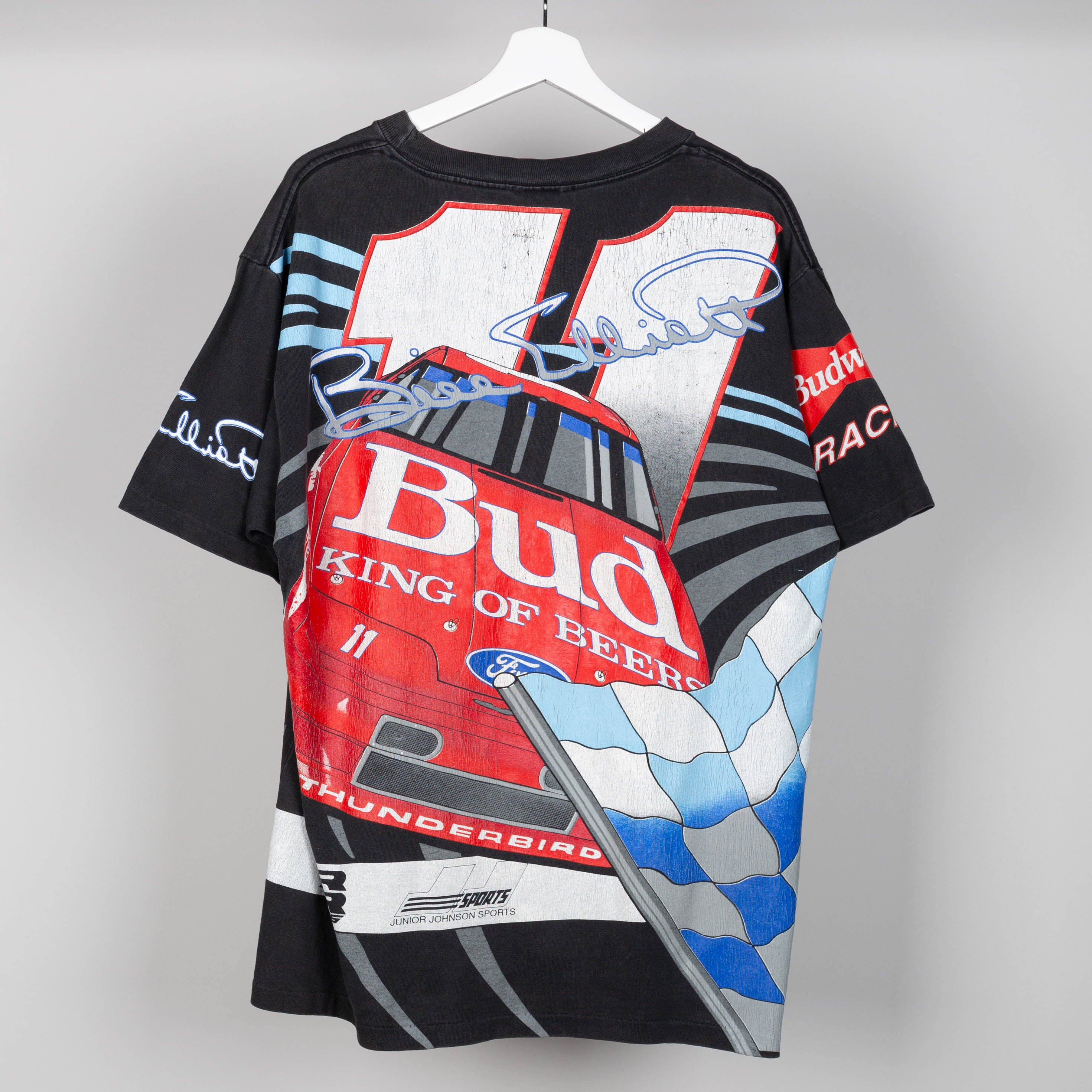 1994 Bill Elliot Budweiser RACING Nascar T-Shirt Size L