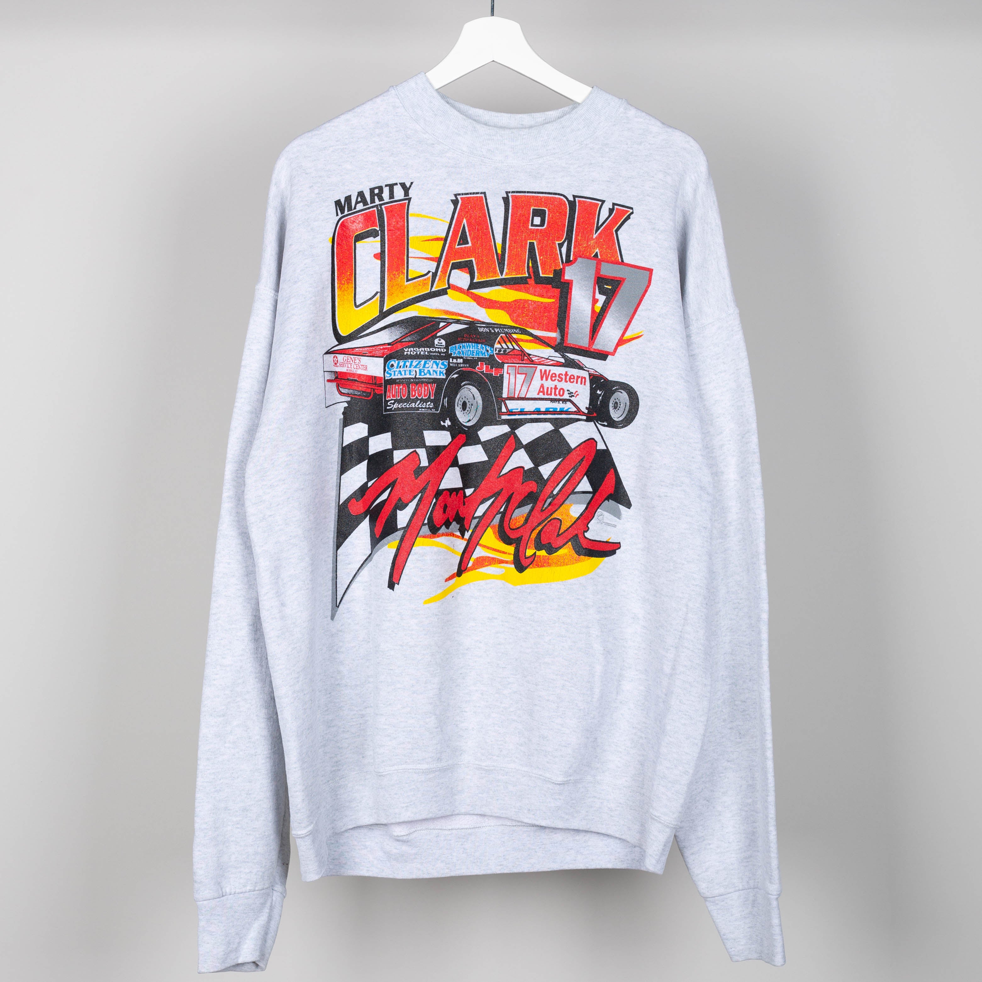 90's Marty Clark Nascar T-Shirt Size L