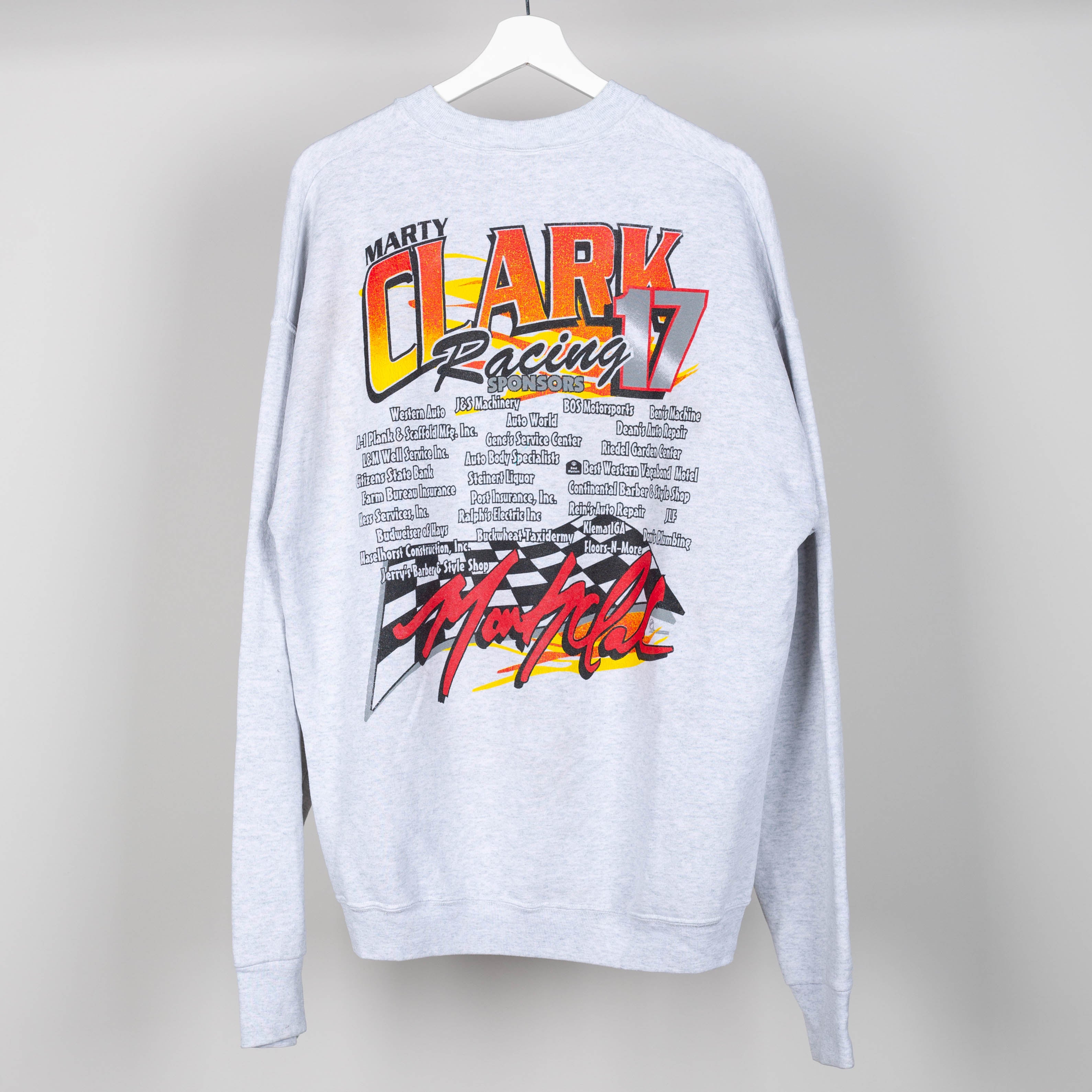90's Marty Clark Nascar T-Shirt Size L