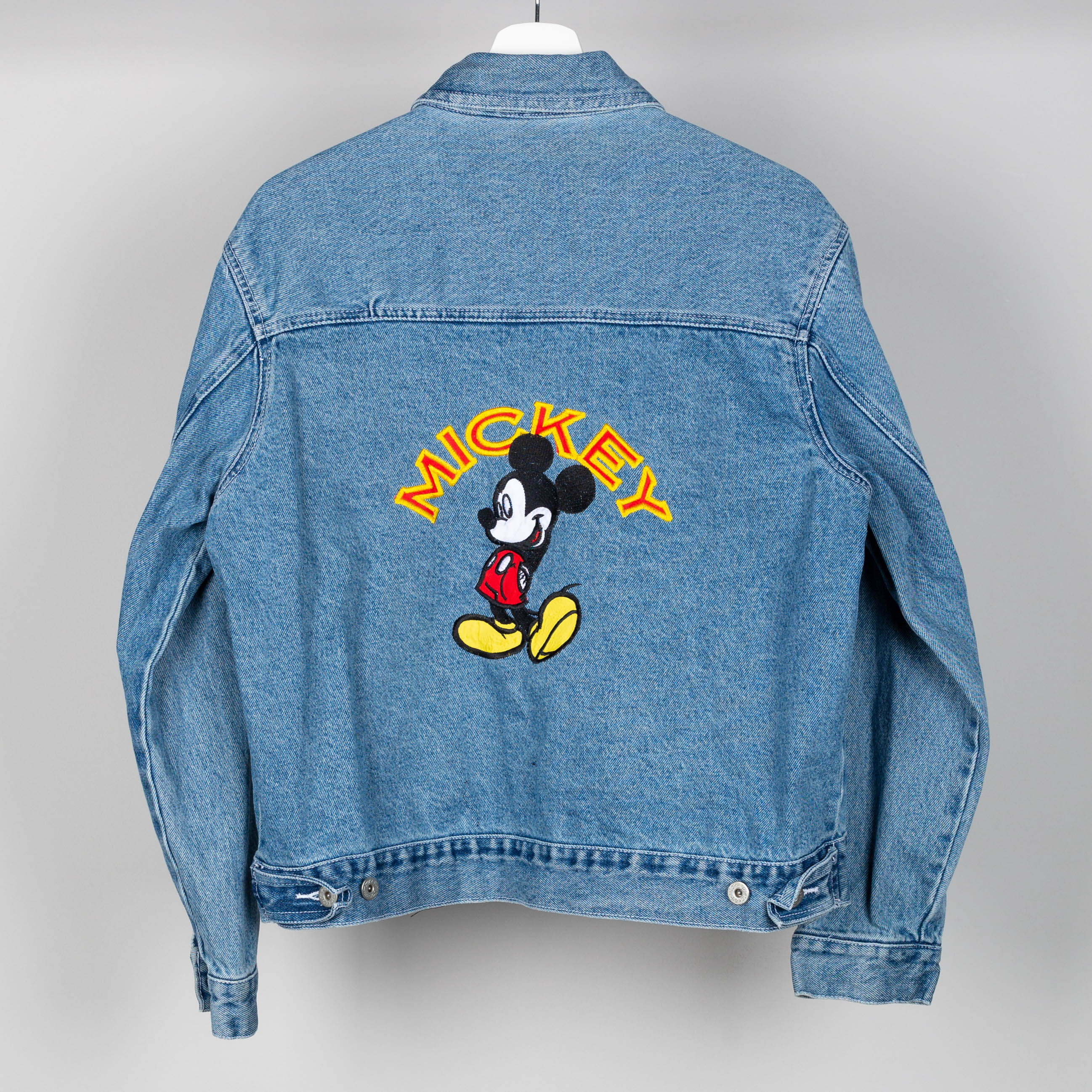 90's Mickey Mouse Denim Jacket Size S