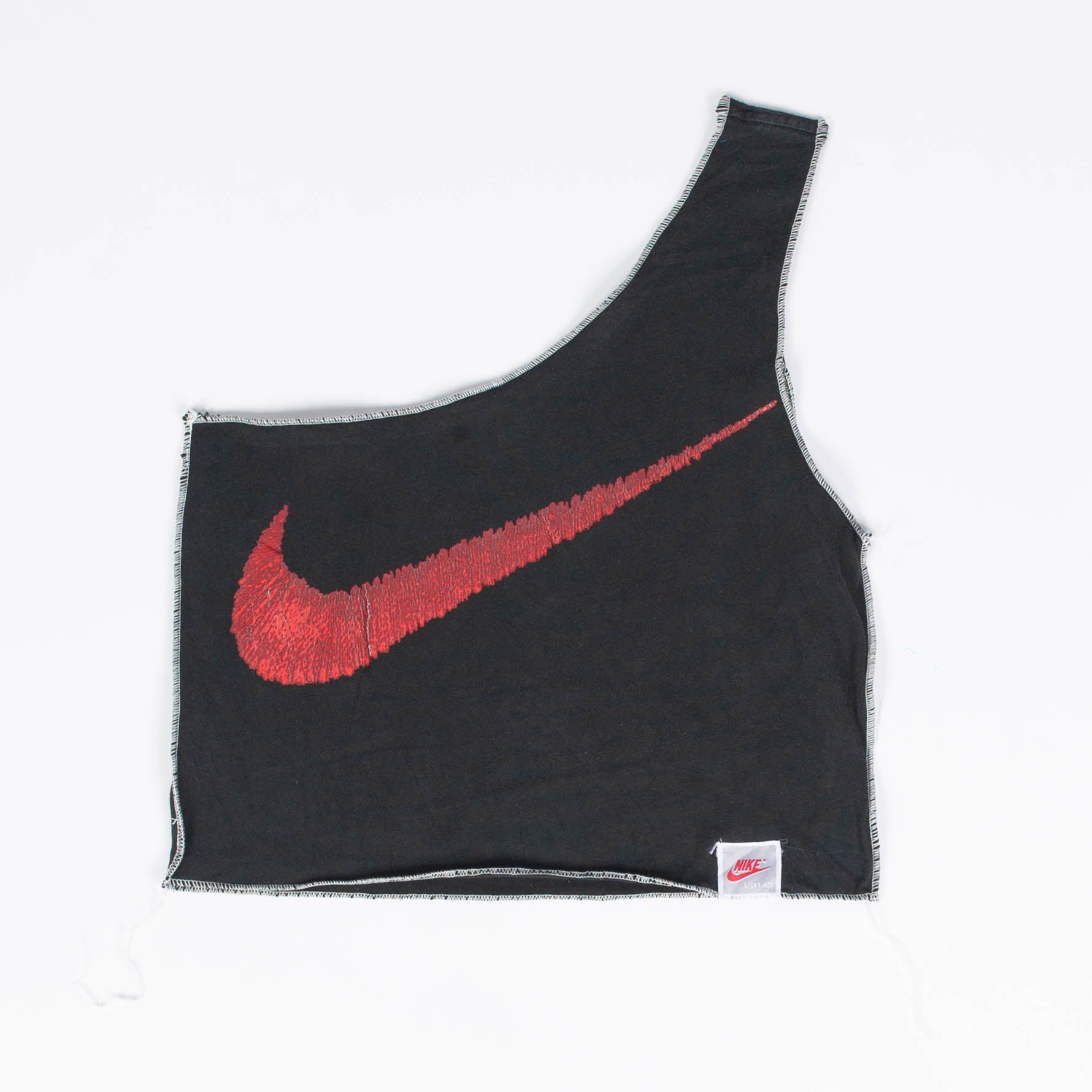 DCNSTRCTD Black Nike Crop Top Size M